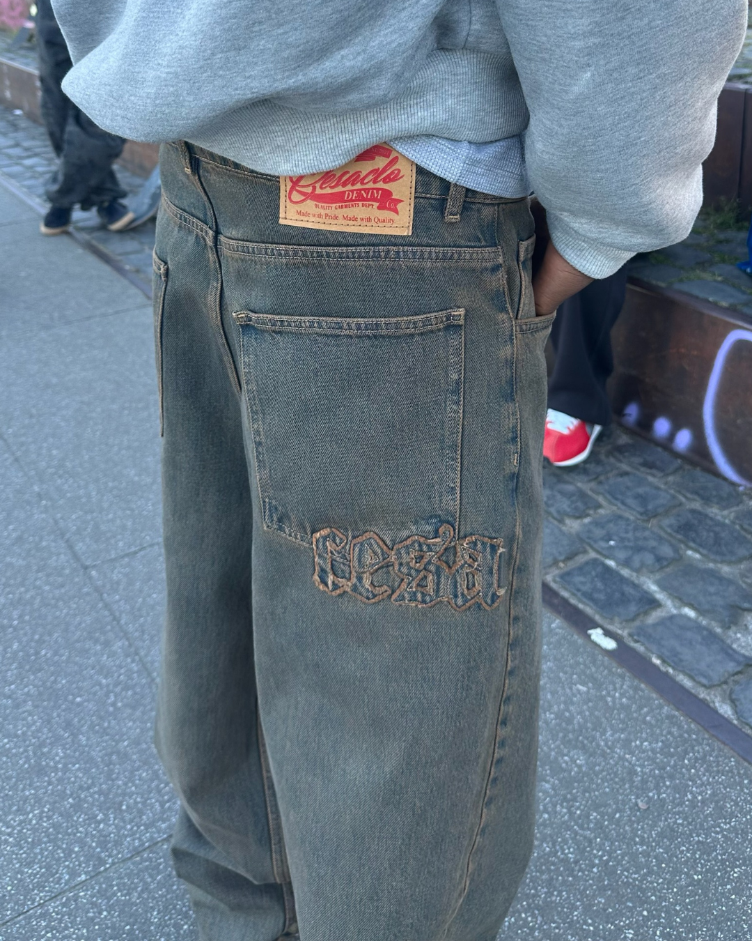 Baggy Olive Denim