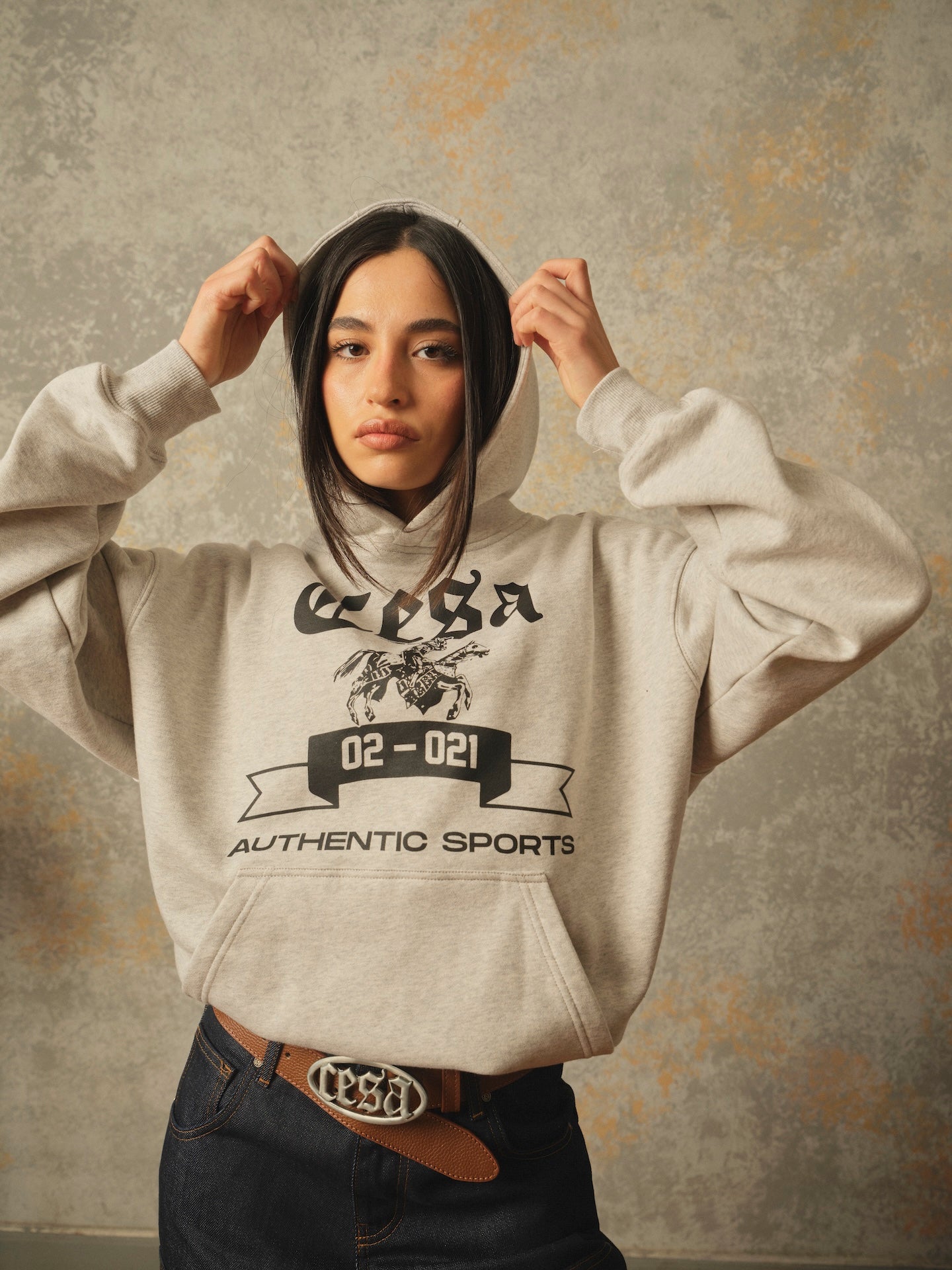 Authentics Hoodie - "Grey-Melange"