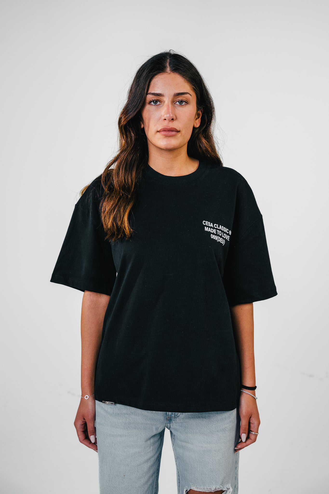 CLASSIC HEAVY SHIRT "MADE TO LOVE-BLACK"