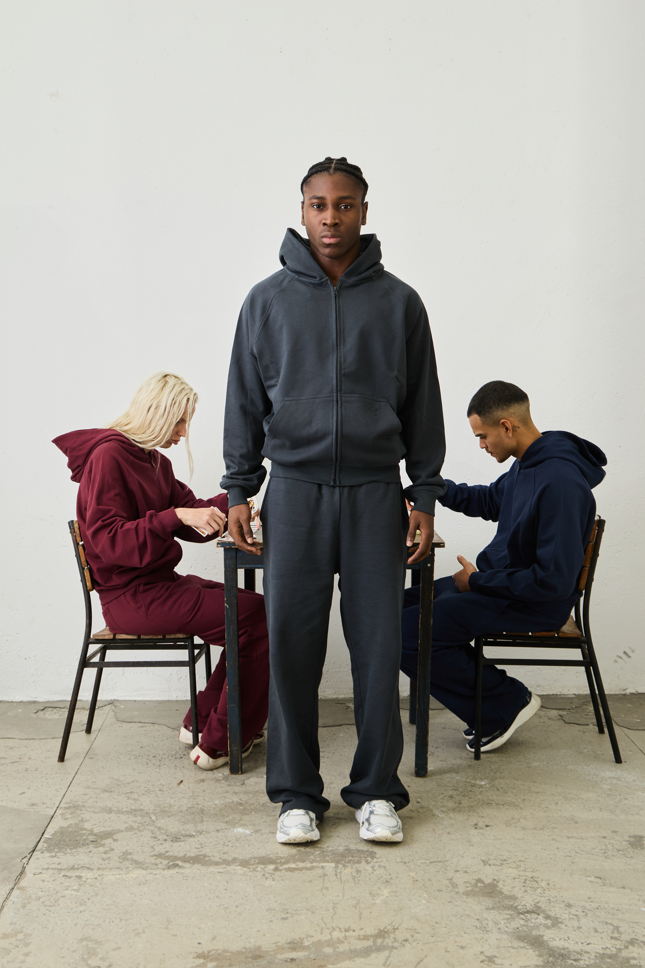 Basic Zipper "ANTHRAZIT"