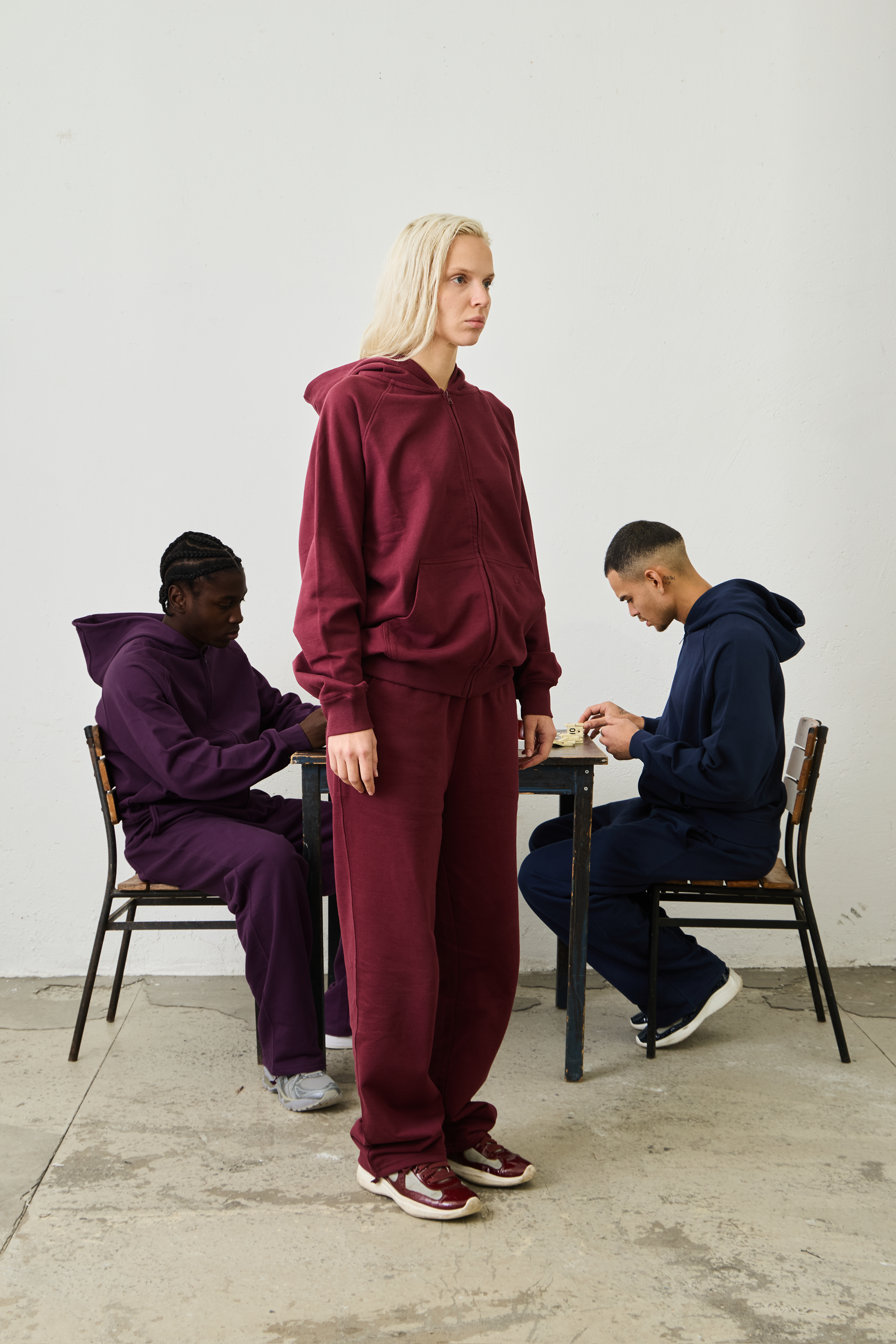 Basic Zipper "BORDEAUX"