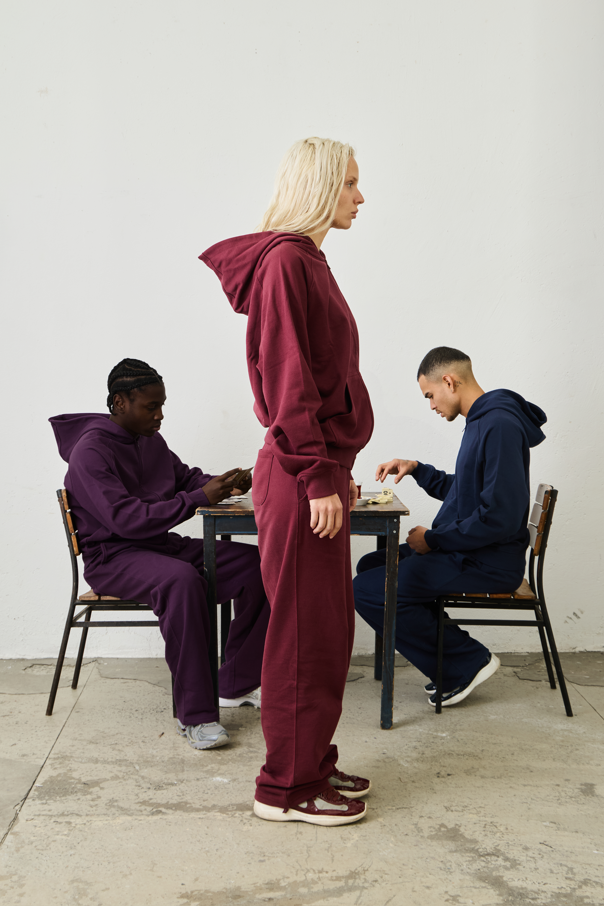 Basic Zipper "BORDEAUX"