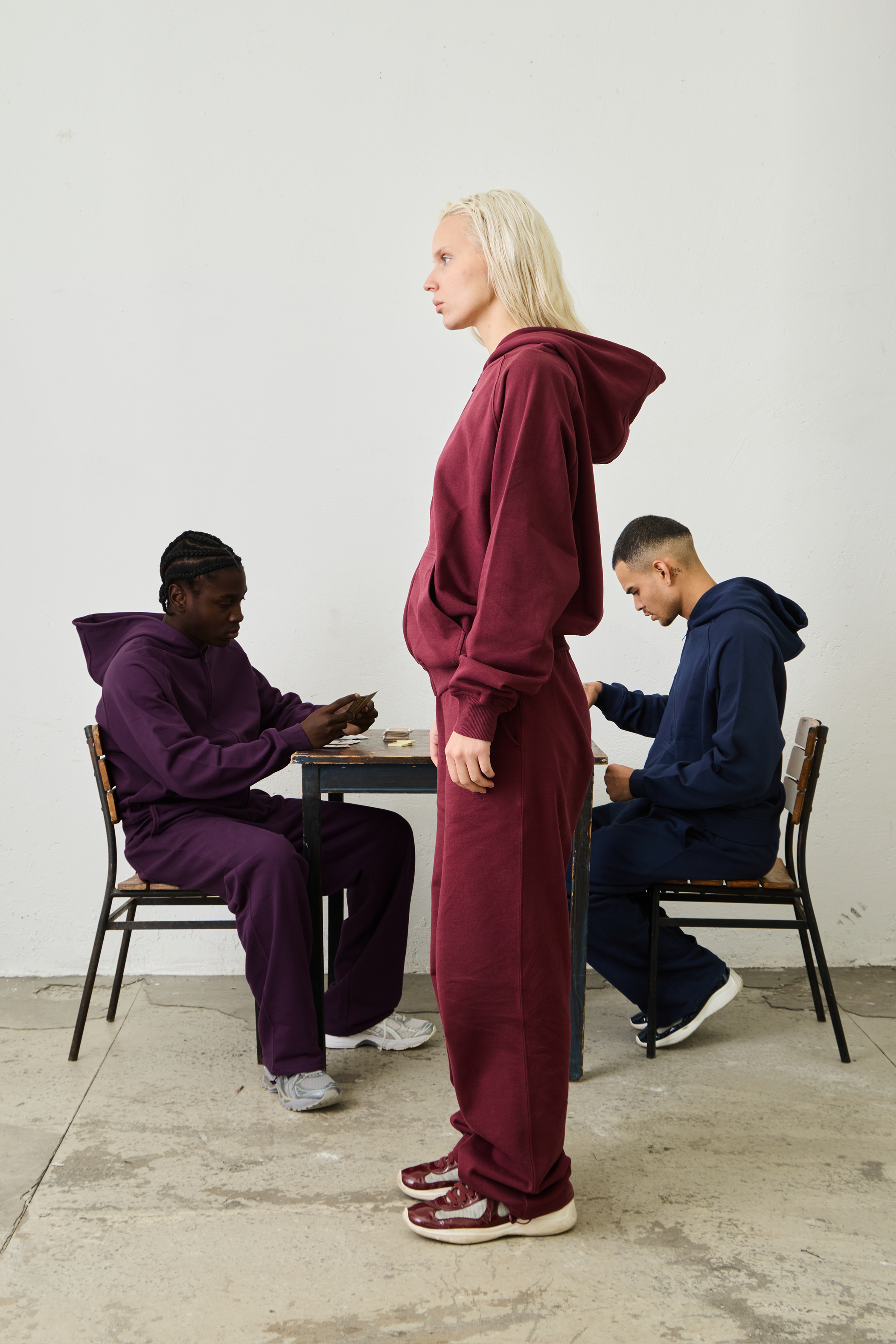 Basic Zipper "BORDEAUX"