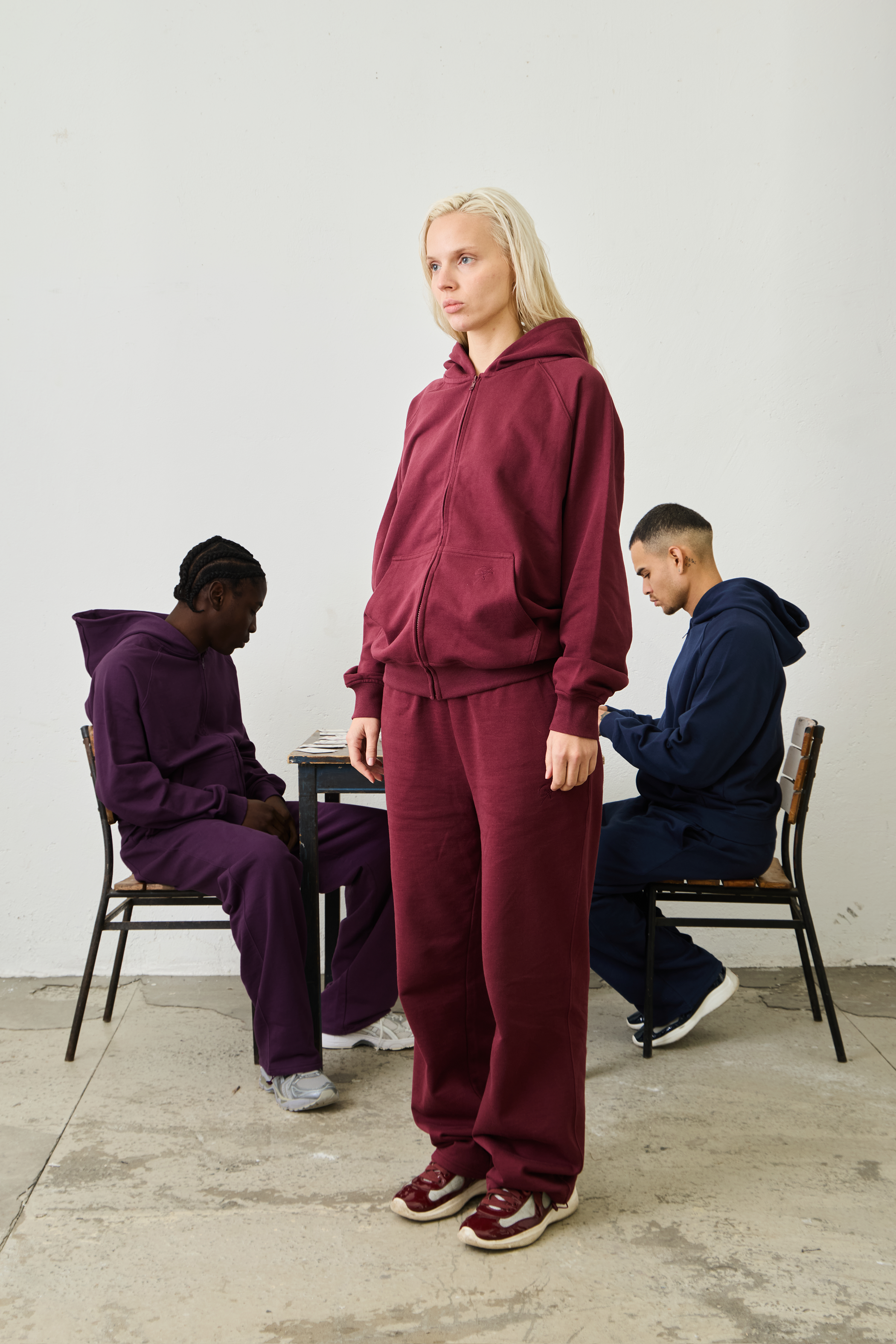 Basic Zipper "BORDEAUX"