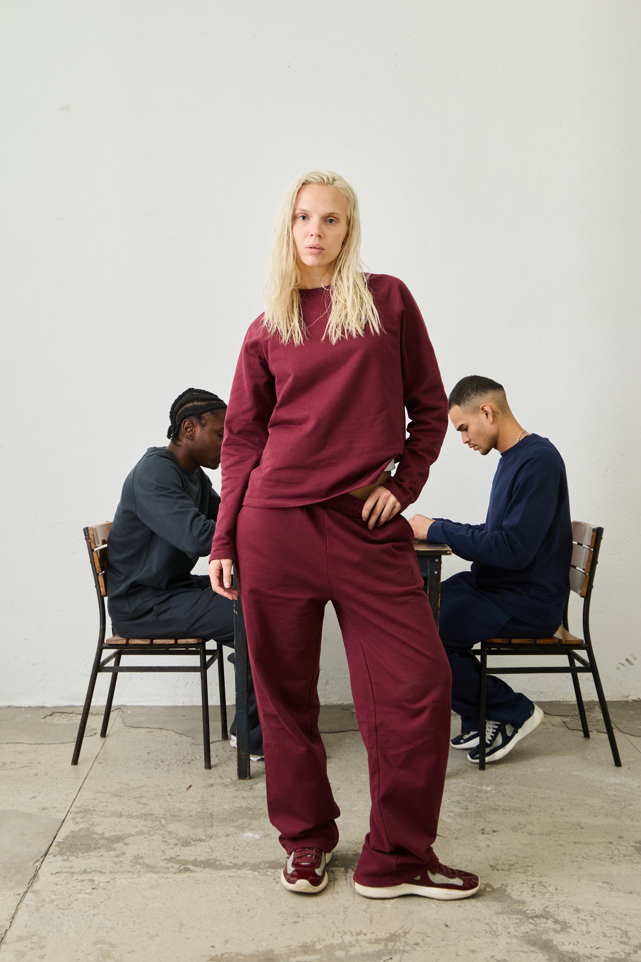 Basic Longsleeve "BORDEAUX"