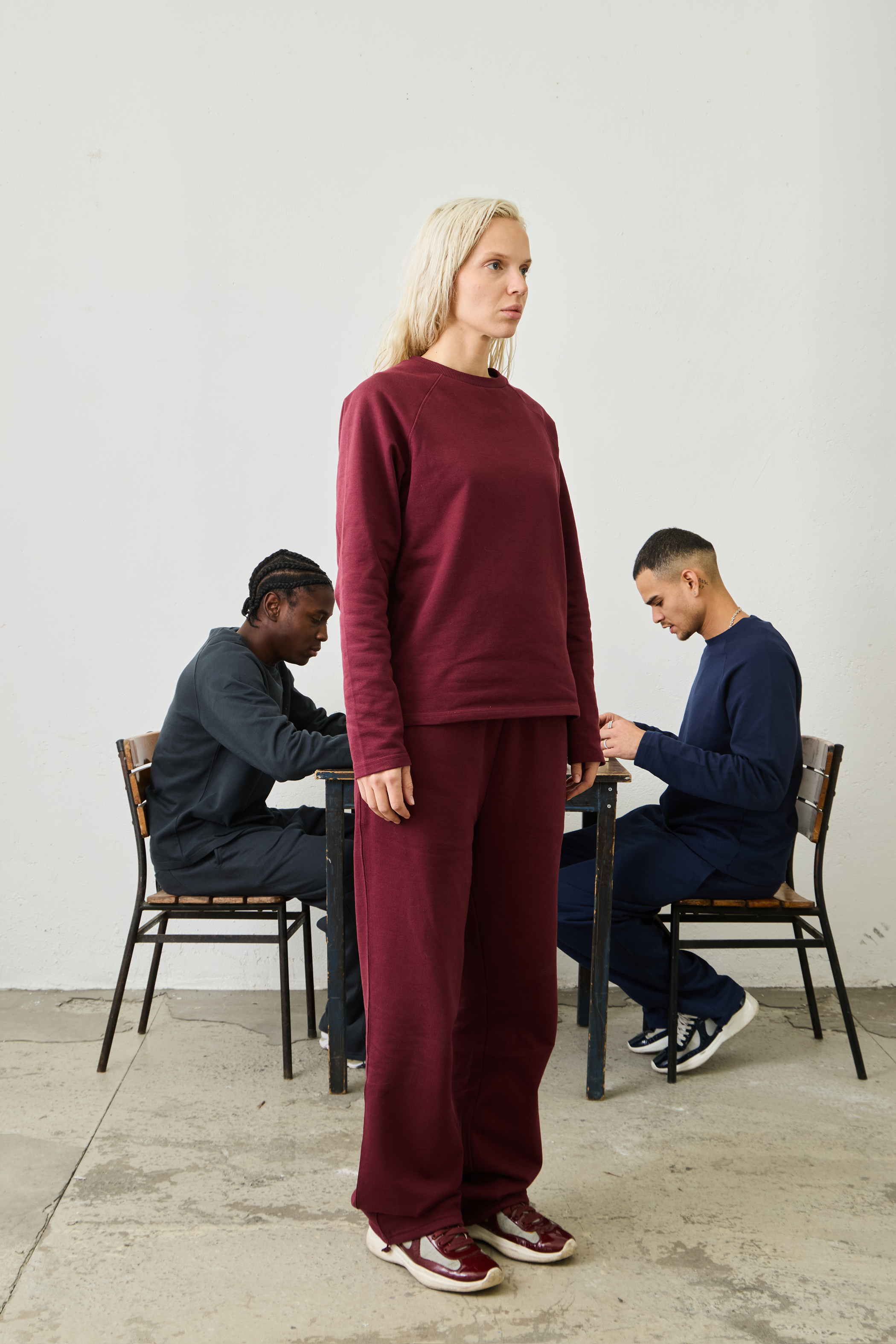 Basic Longsleeve "BORDEAUX"