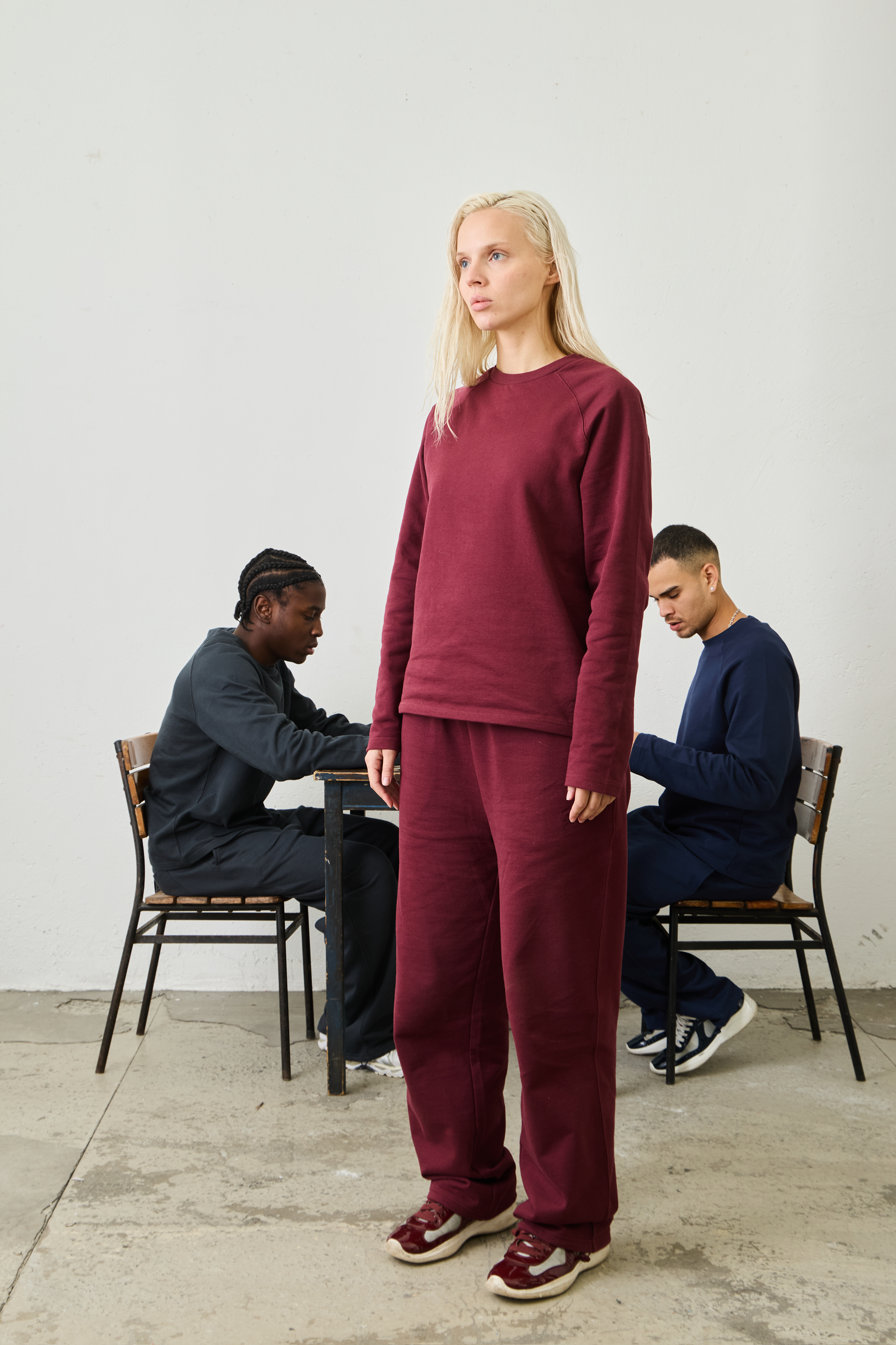 Basic Longsleeve "BORDEAUX"