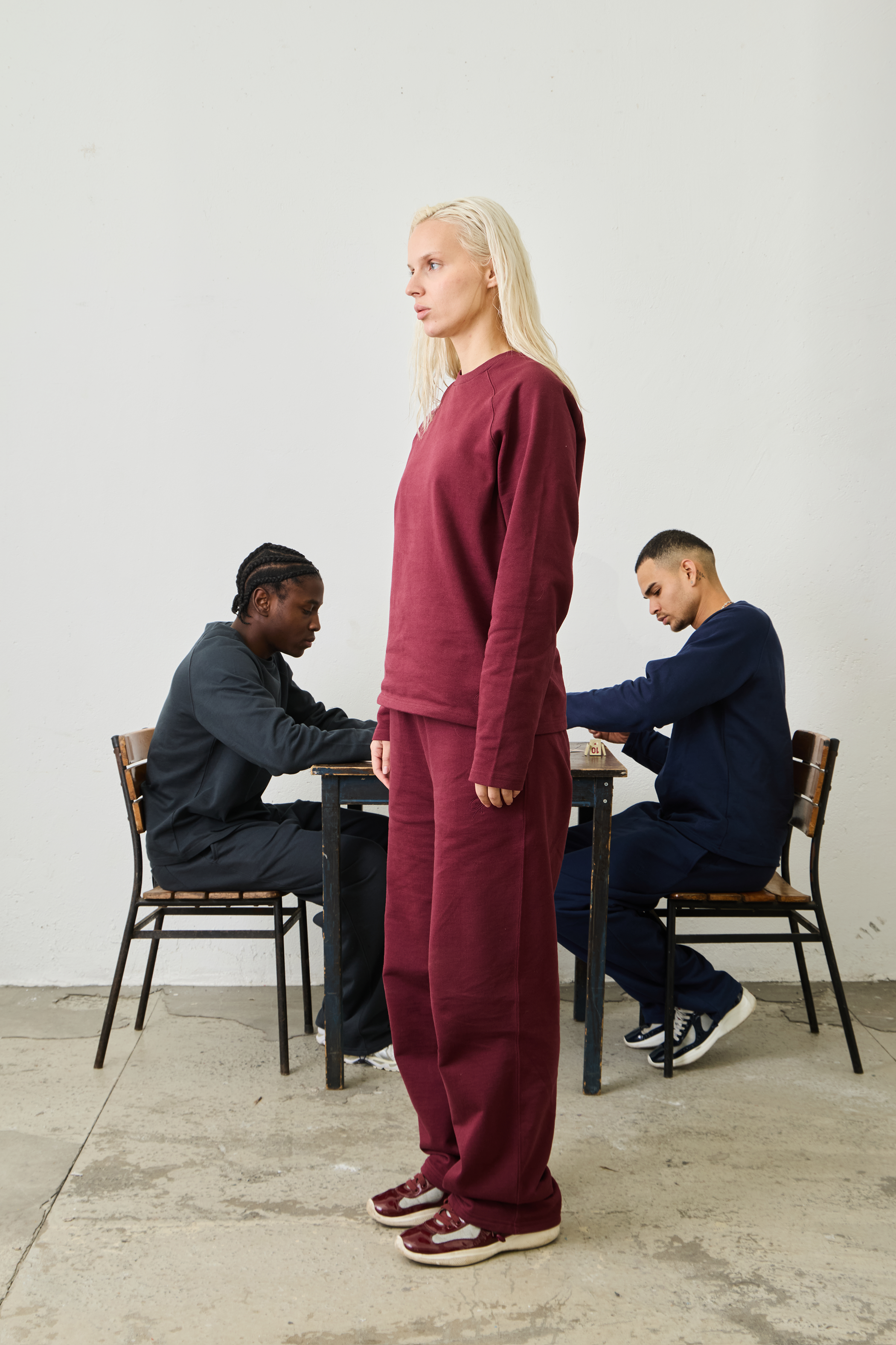 Basic Longsleeve "BORDEAUX"