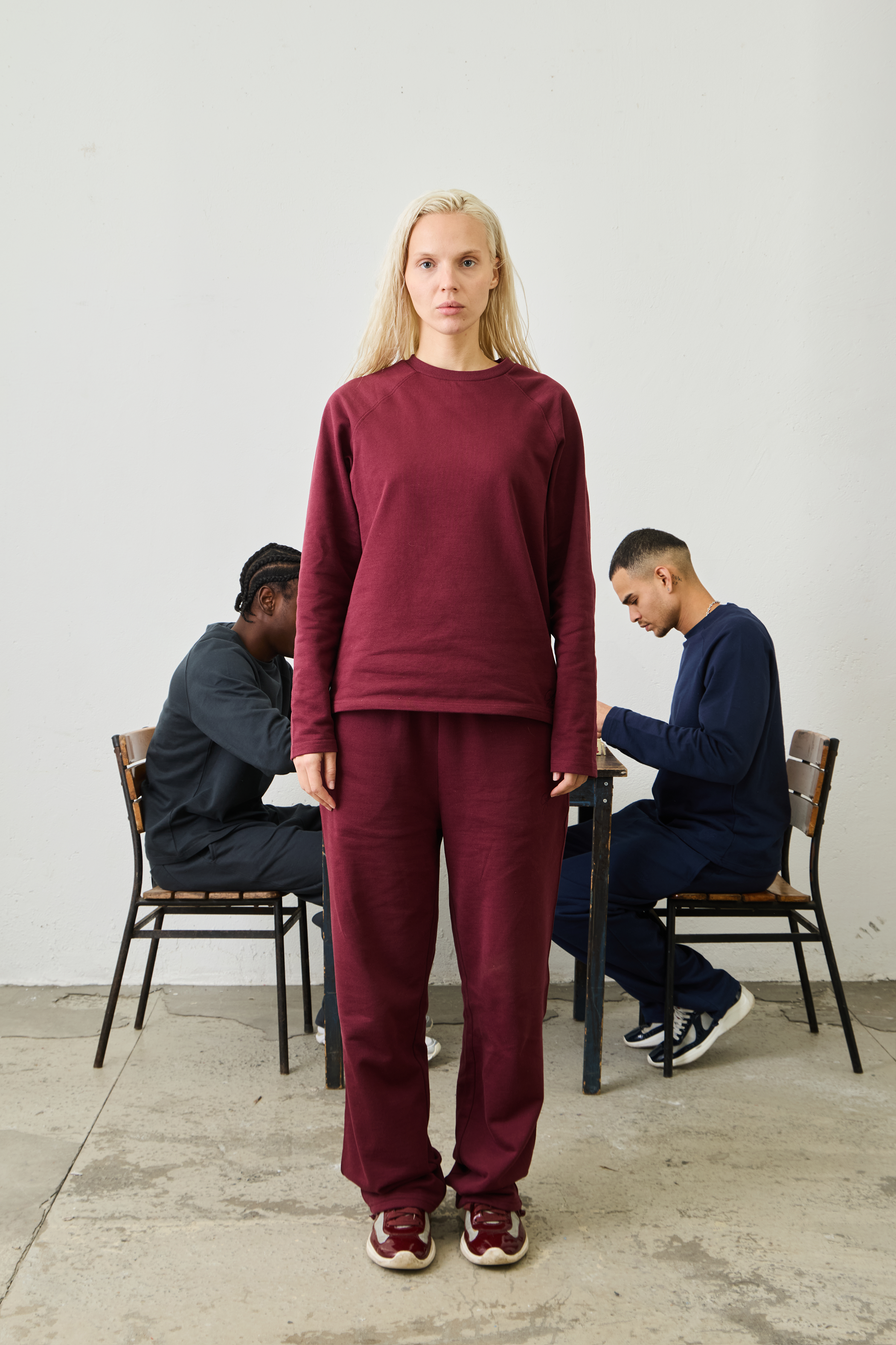 Basic Longsleeve "BORDEAUX"