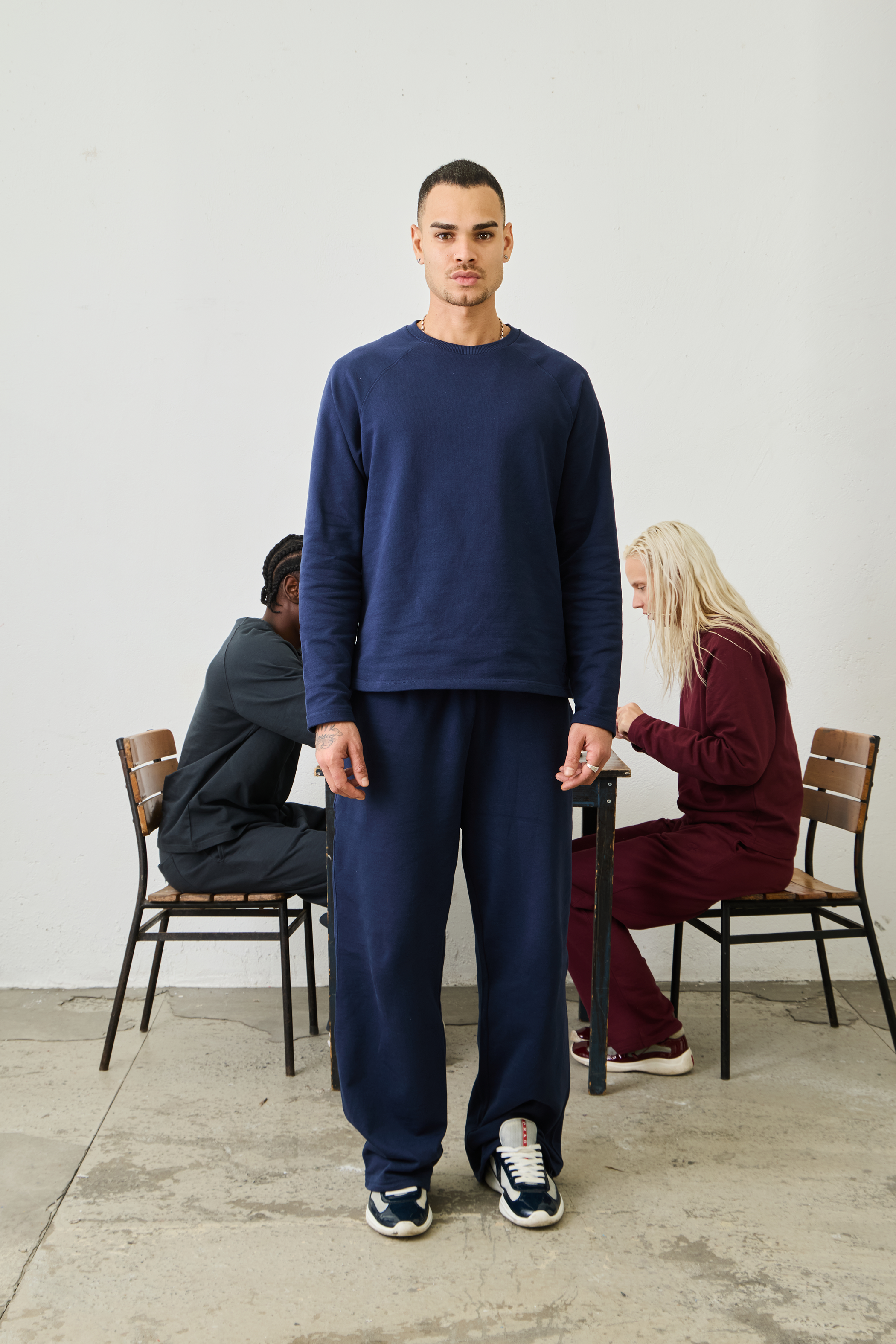 Basic Longsleeve "NAVY BLUE"