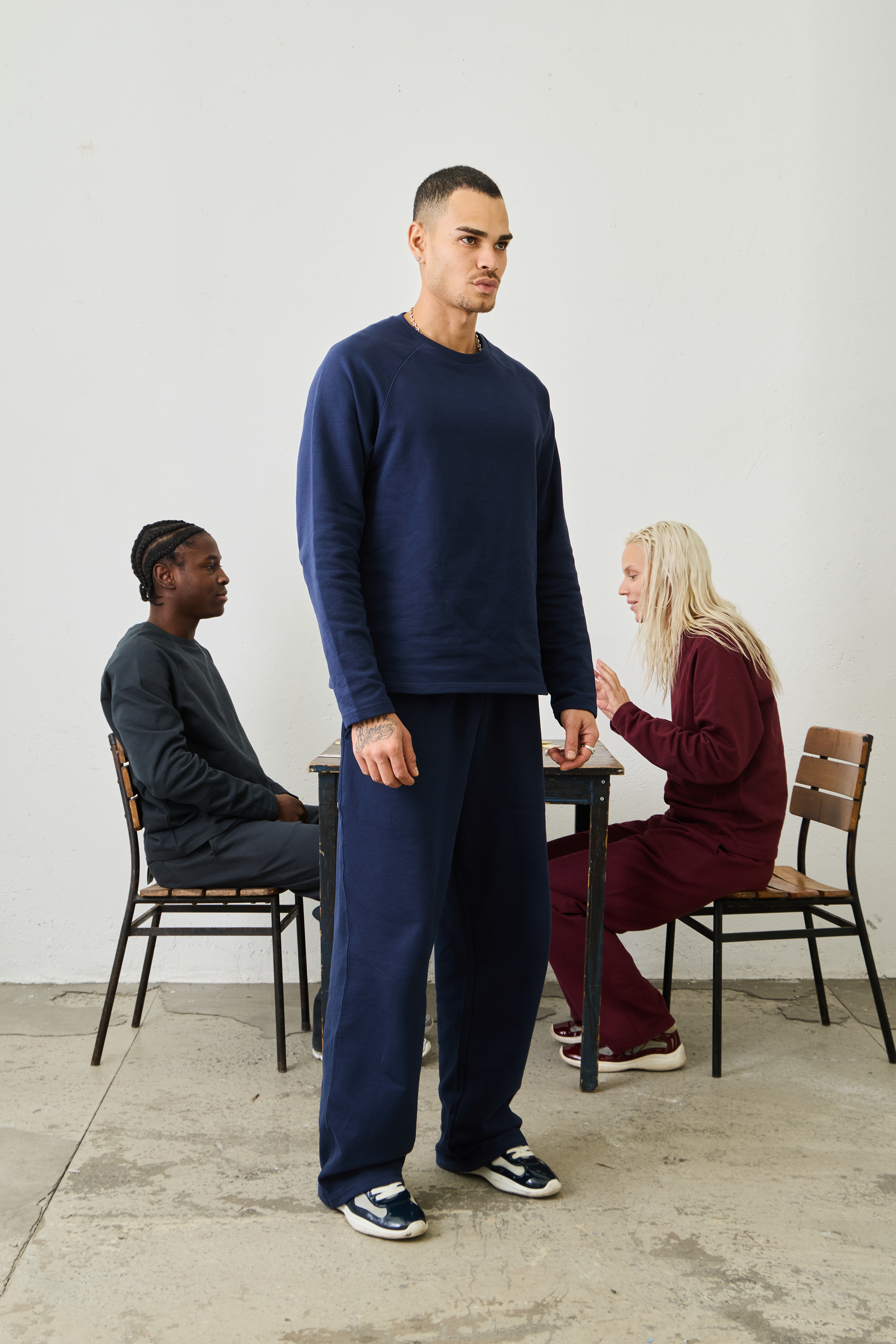 Basic Longsleeve "NAVY BLUE"