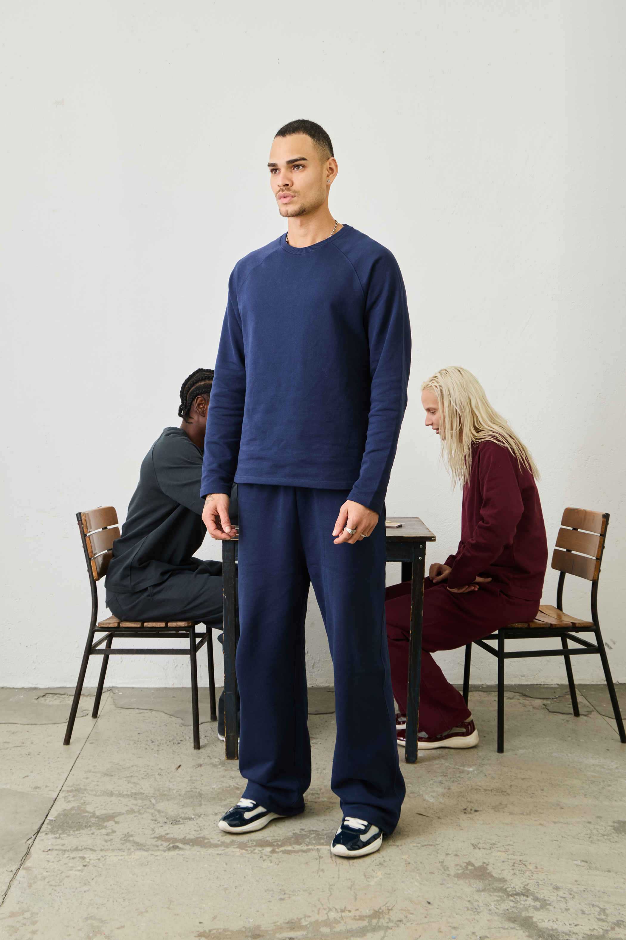 Basic Longsleeve "NAVY BLUE"