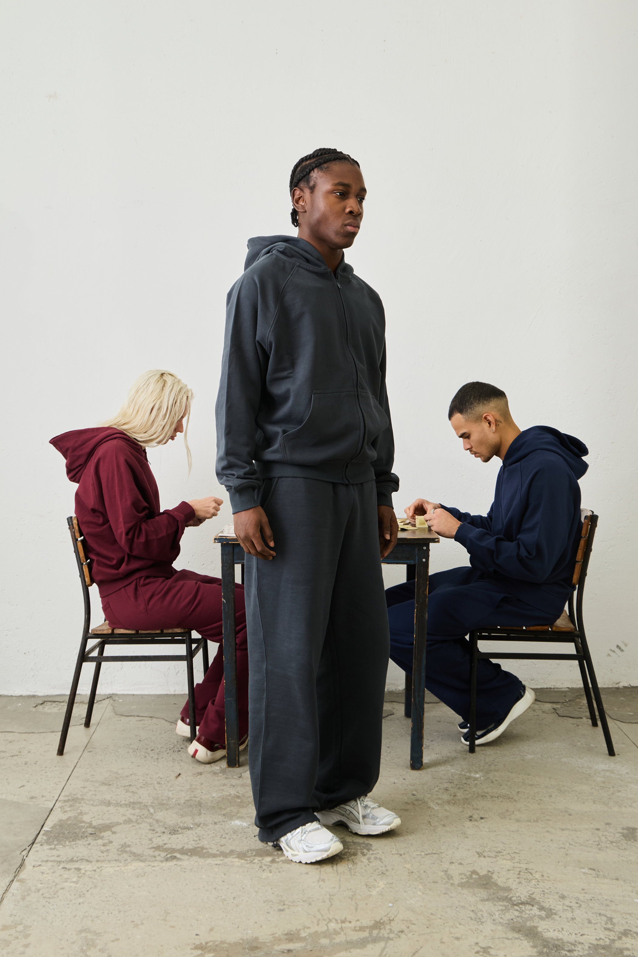 Basic Zipper "ANTHRAZIT"