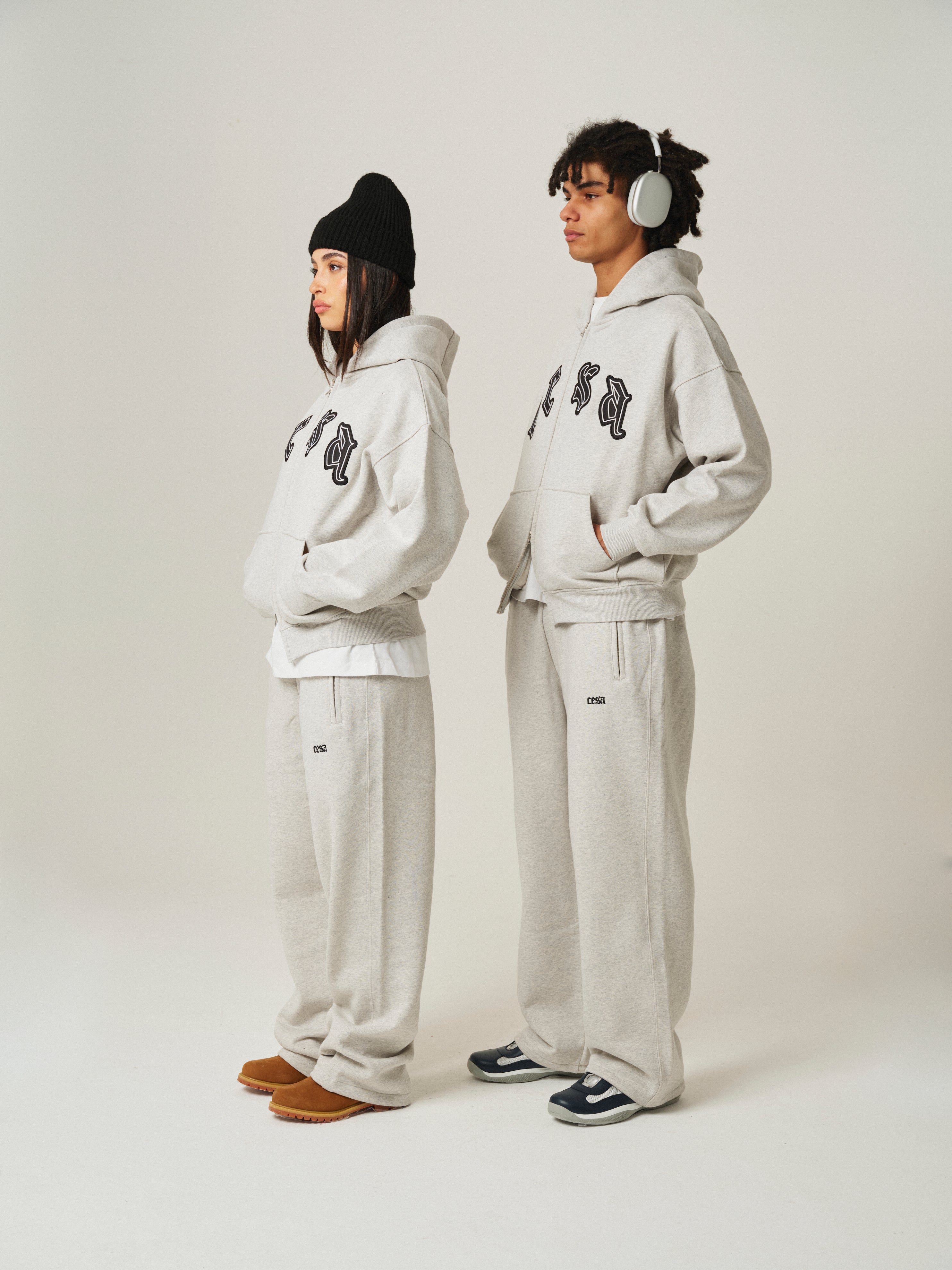 JOGGER "GREY-MELANGE"