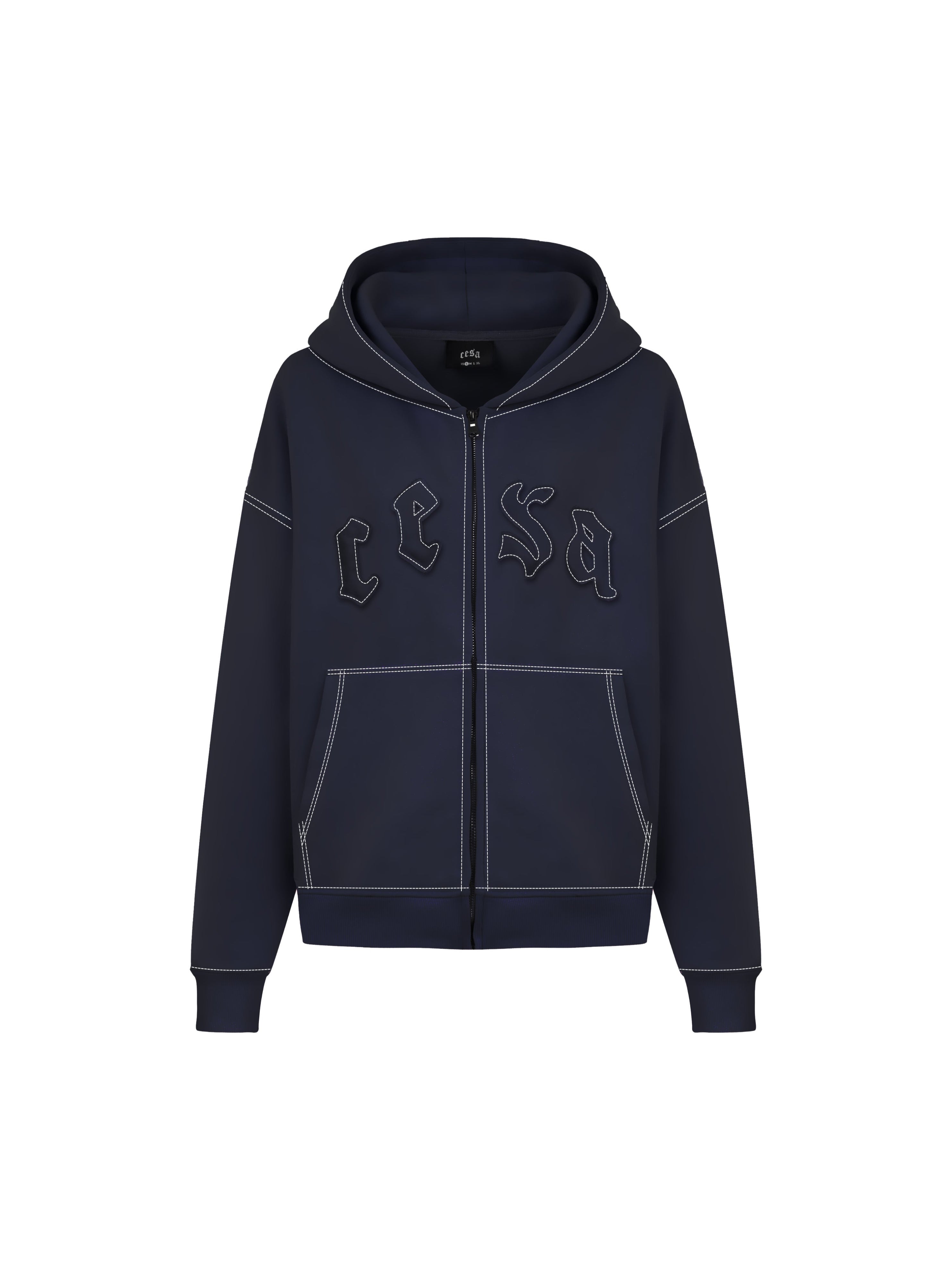 C1 LINED "NAVY BLUE" ZIPPER