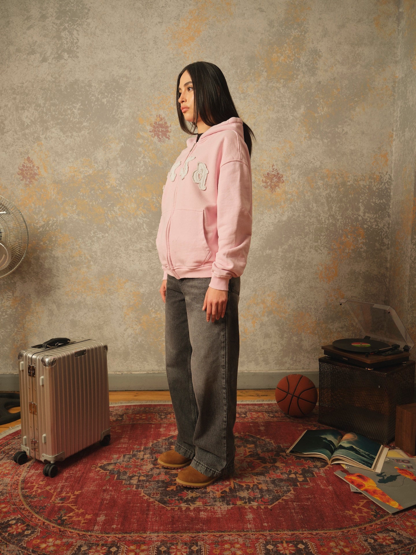 CESA C2 Zip Hoodie Zipper Pink
