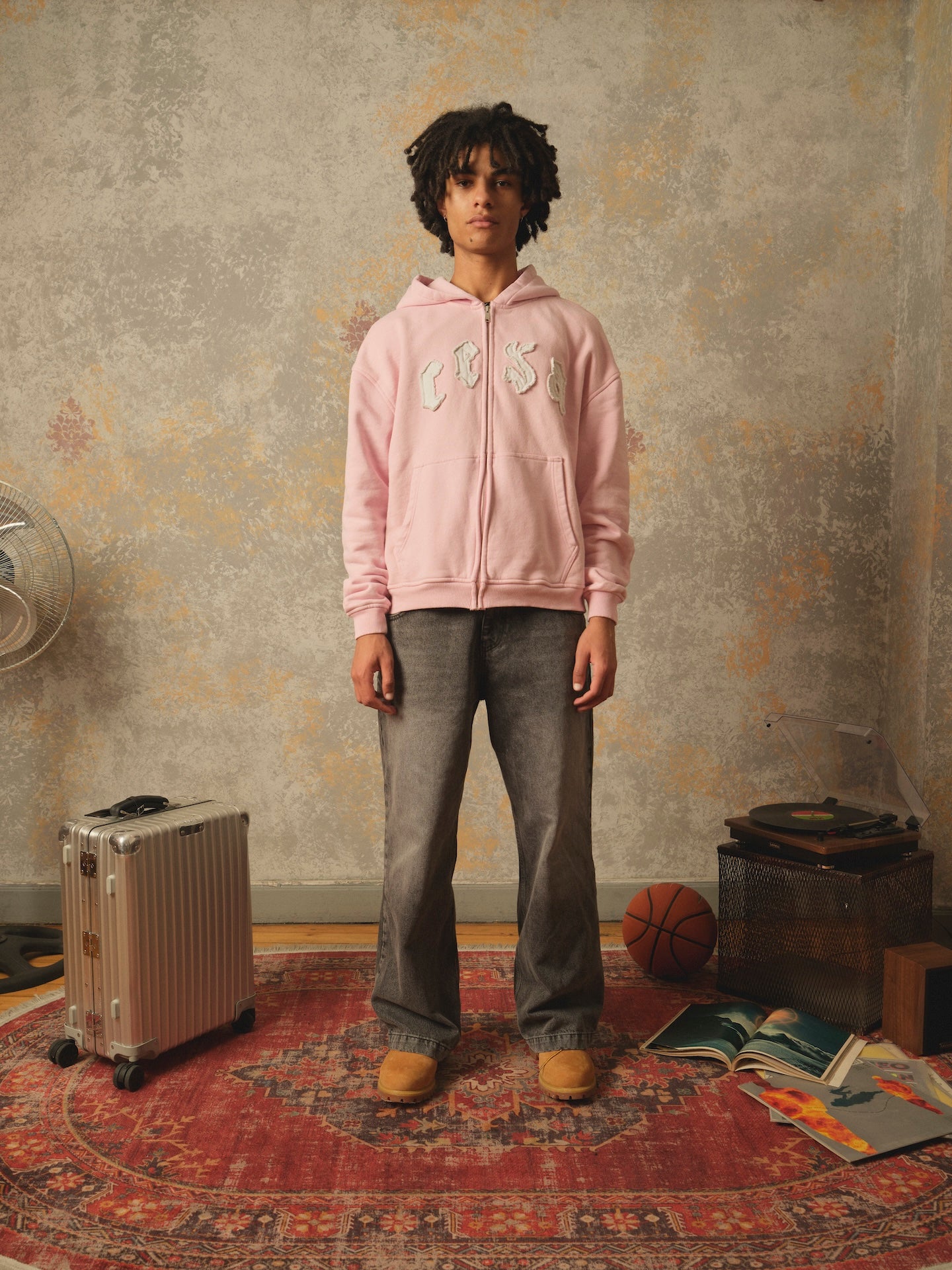 CESA C2 Zip Hoodie Zipper Pink