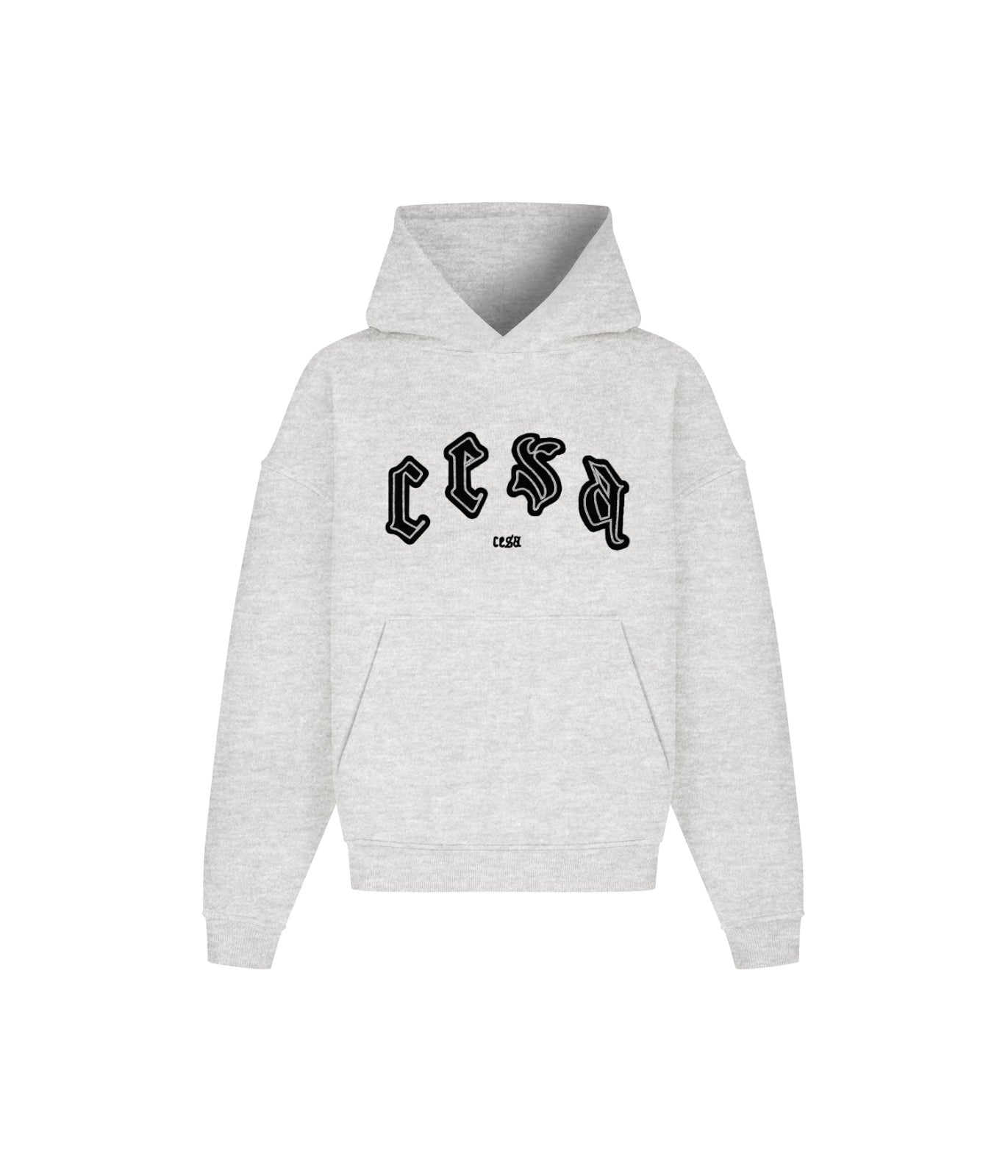 C1 HOODIE "GREY-MELANGE"
