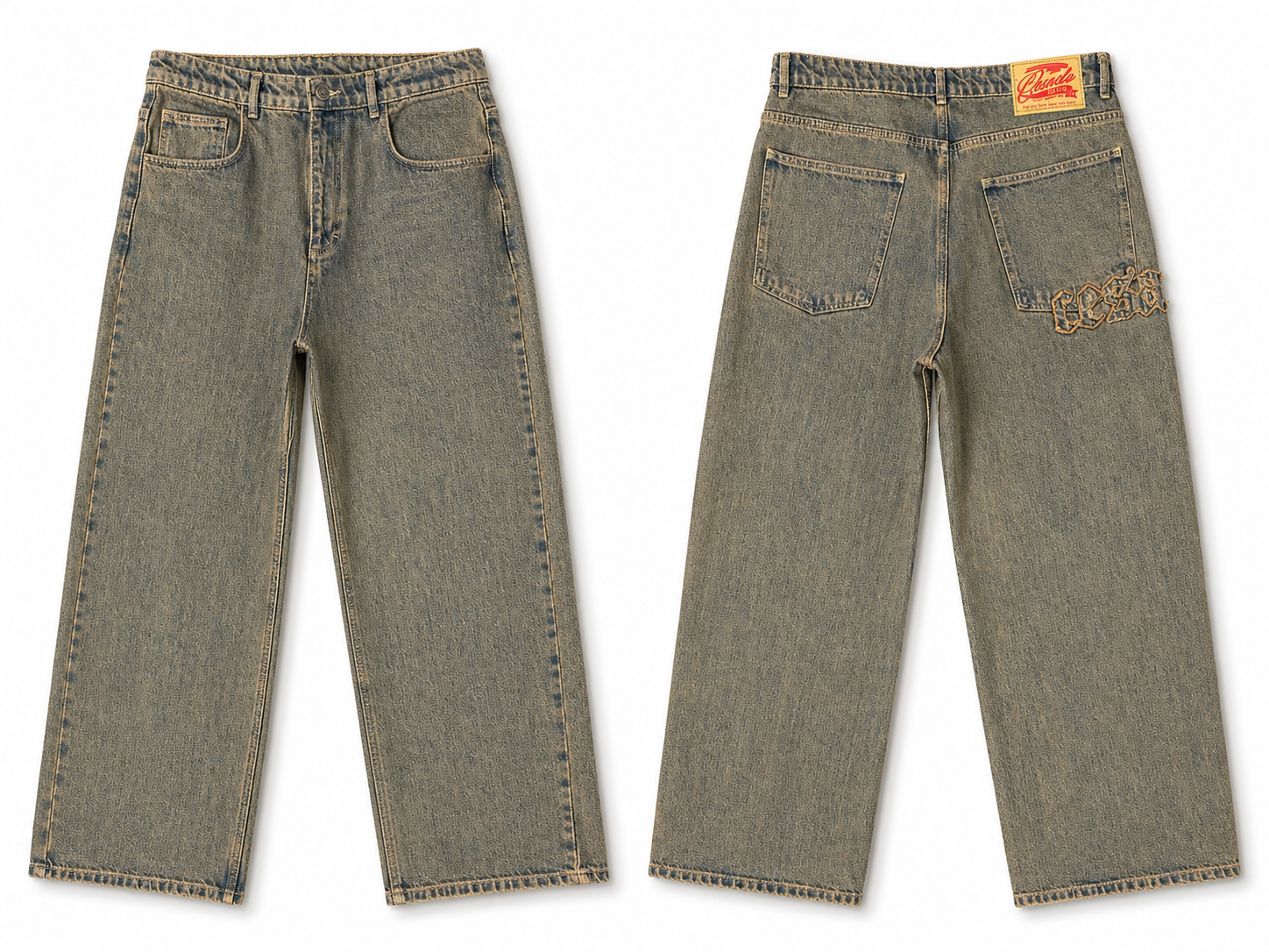Baggy Olive Denim