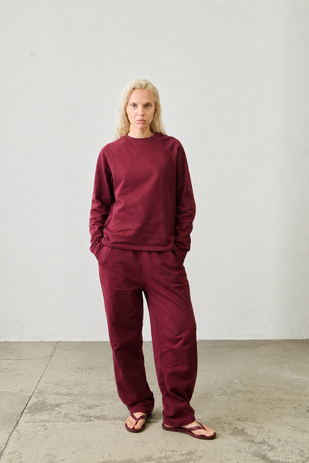 Basic Longsleeve "BORDEAUX"