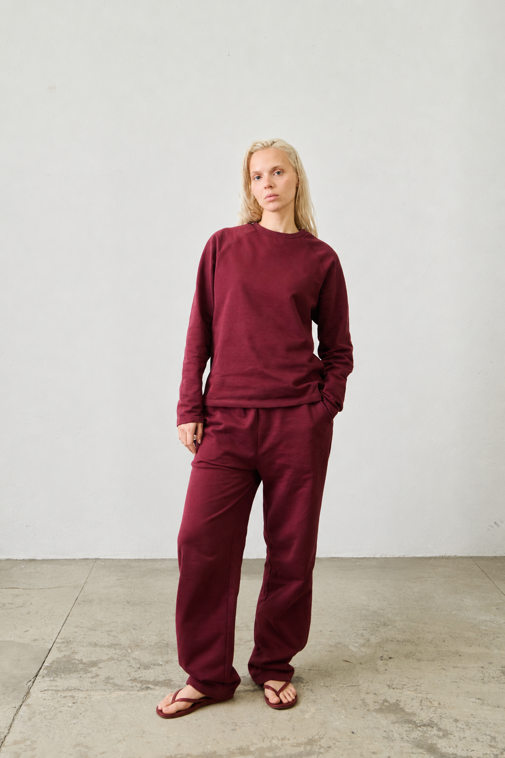 Basic Longsleeve "BORDEAUX"