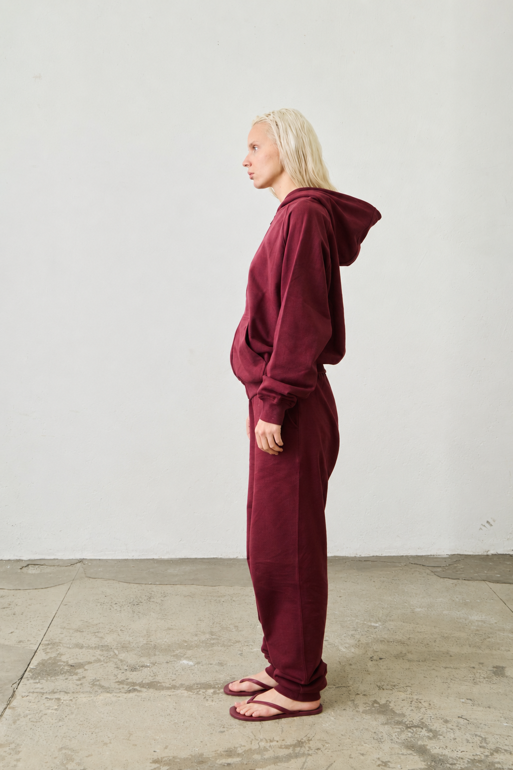 Basic Zipper "BORDEAUX"