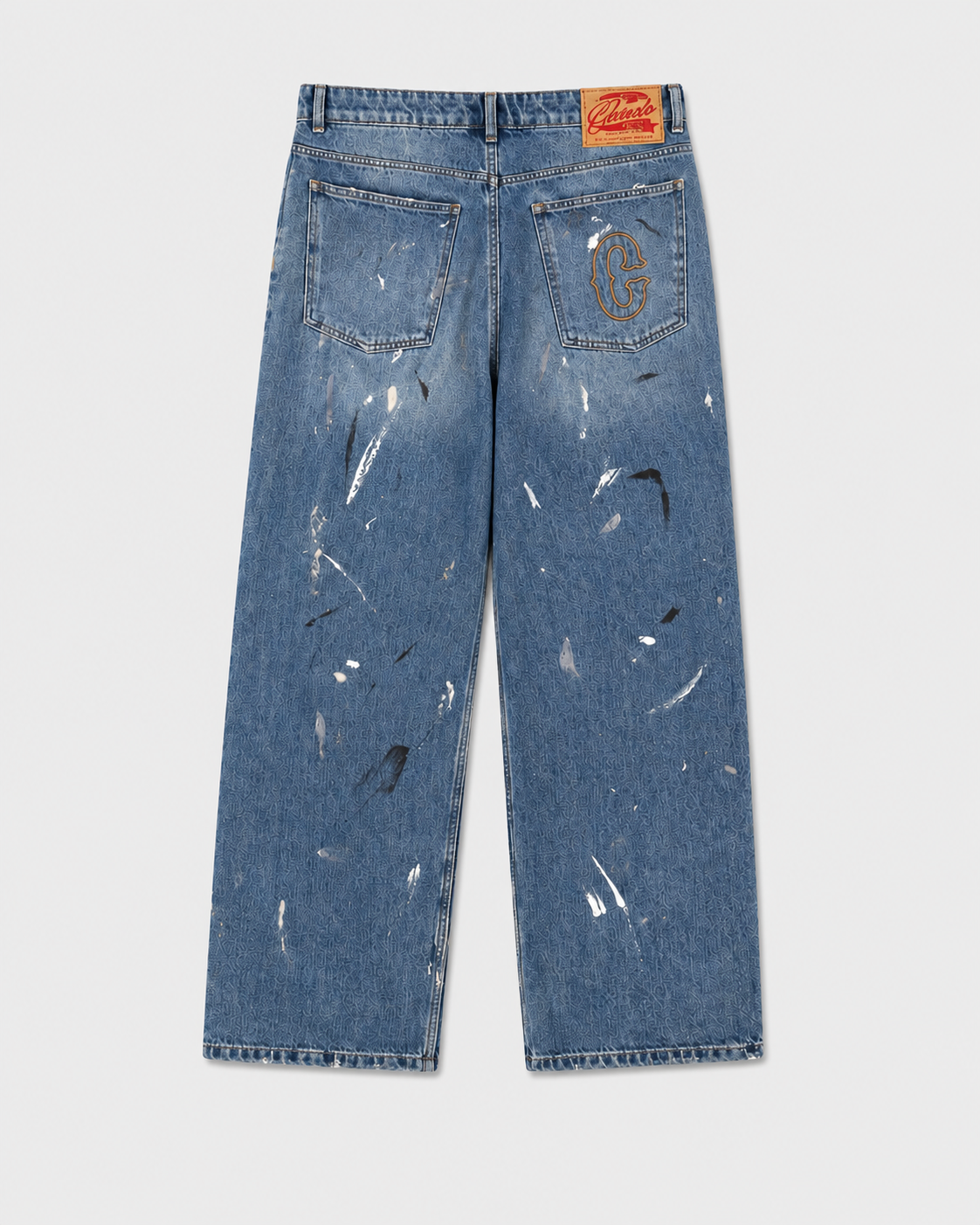 Baggy Paint Denim