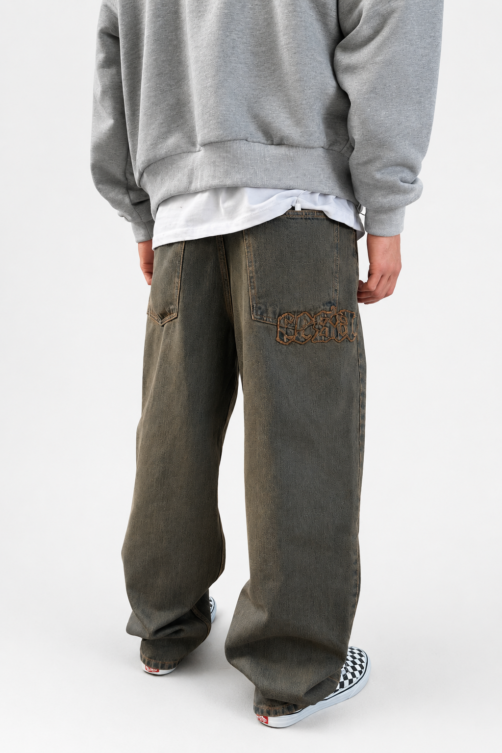 Baggy Olive Denim