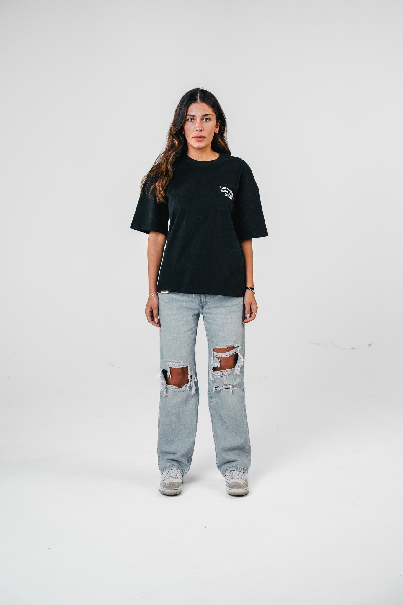 CLASSIC HEAVY SHIRT "MADE TO LOVE-BLACK"