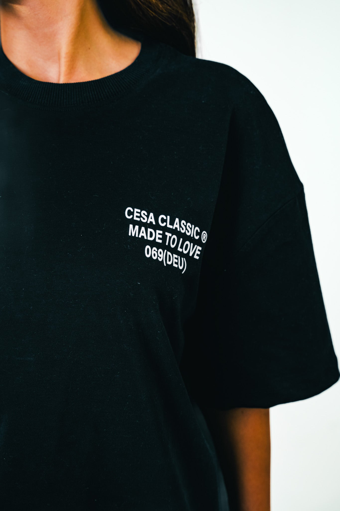 CLASSIC HEAVY SHIRT "MADE TO LOVE-BLACK"