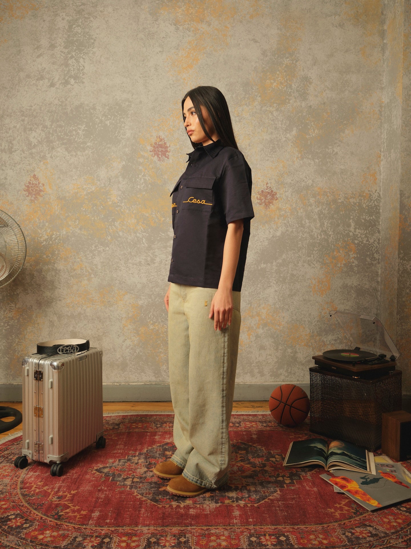 WORKWEAR SHIRT IN NAVYBLUE