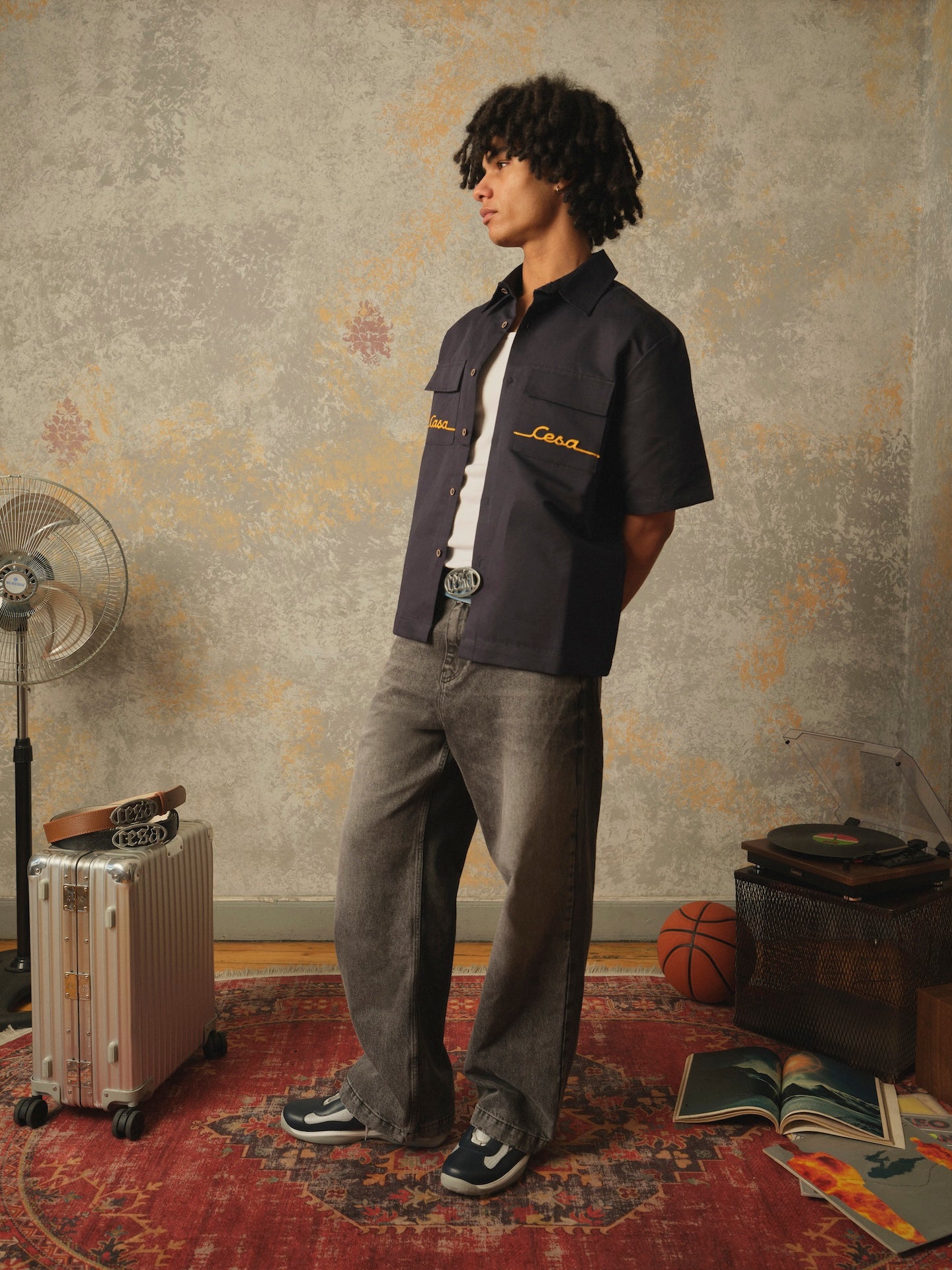 WORKWEAR SHIRT IN NAVYBLUE