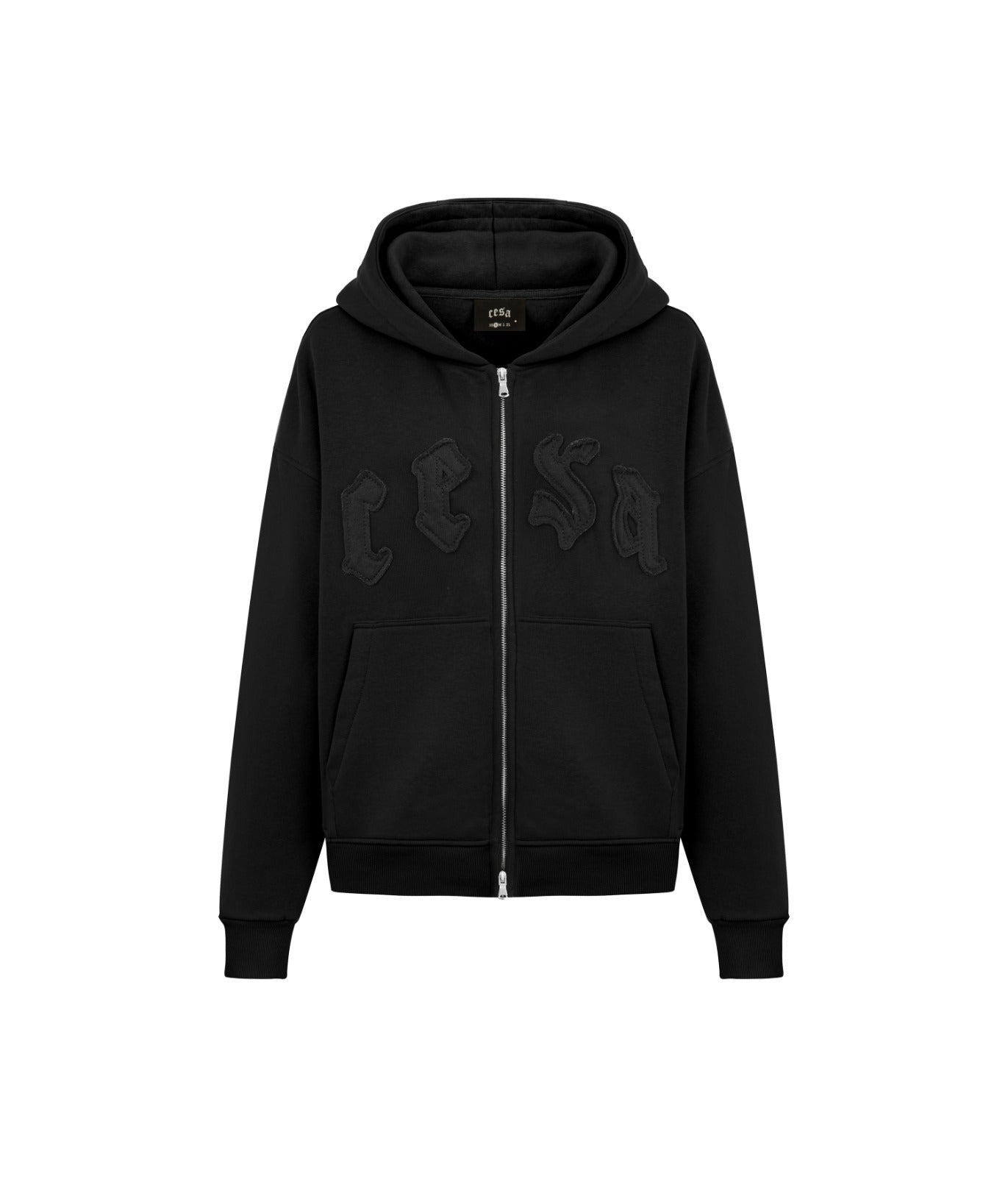 ZIPPER - BLACK ON BLACK