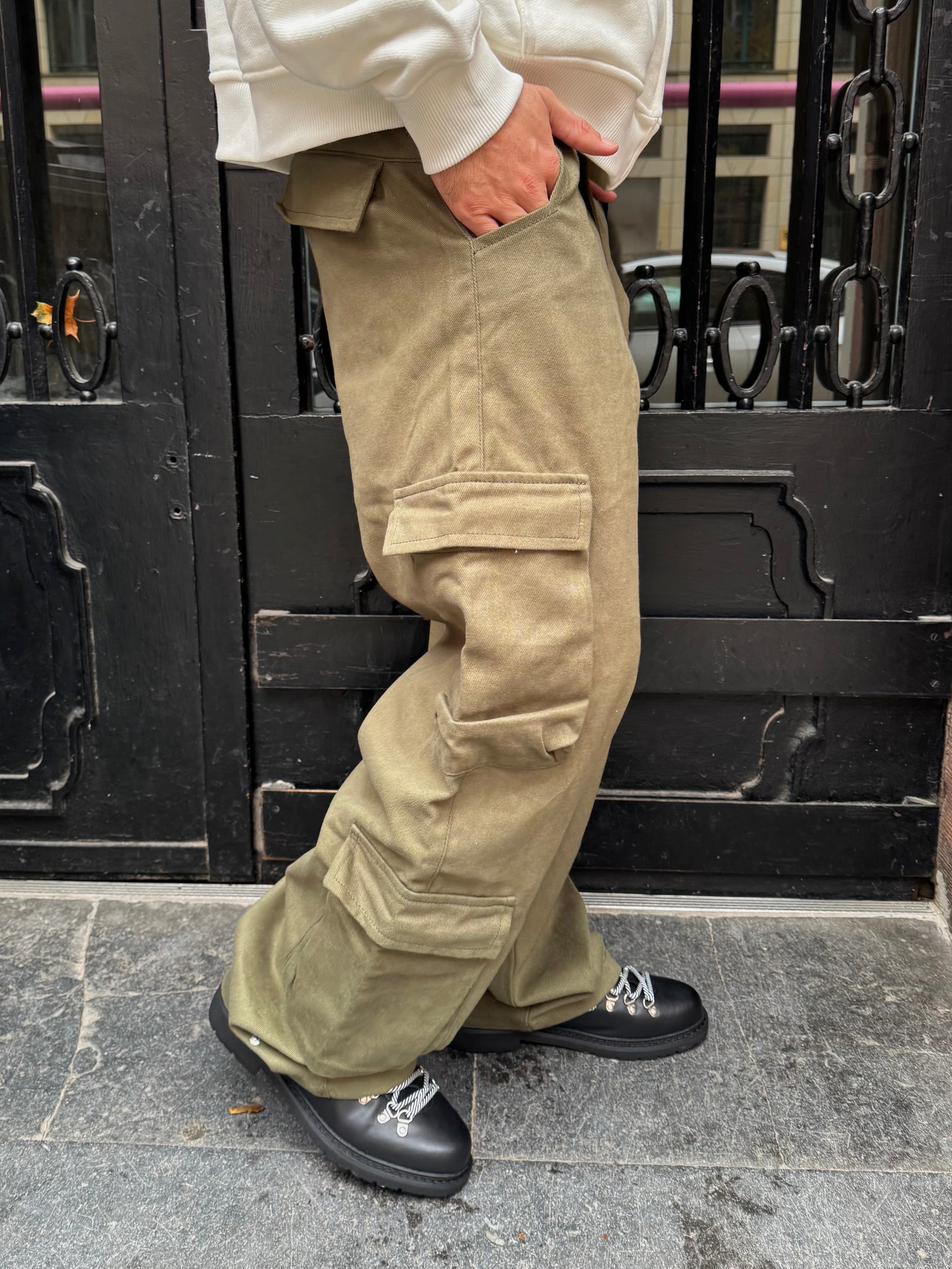 CARGO PANTS FREE SPIRIT "KHAKI"