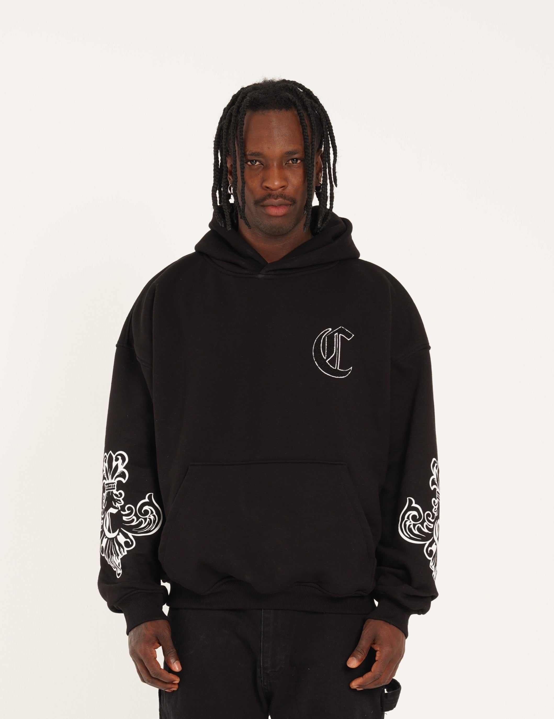 O.N.P. HOODIE - BLACK