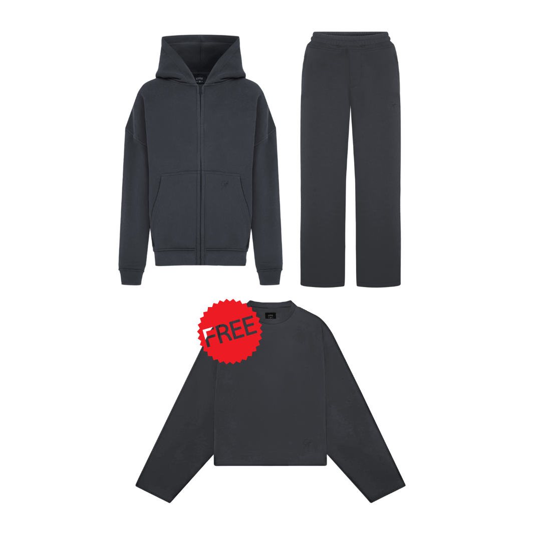 Bundle Basic ANTHRAZIT + FREE LONGSLEEVE