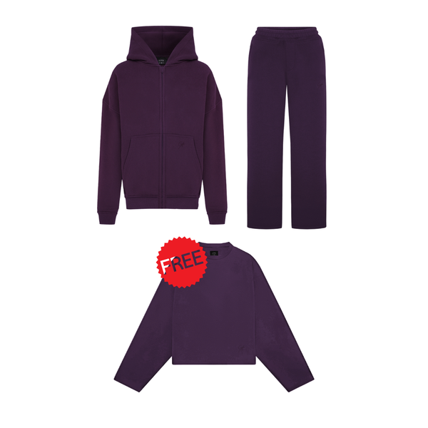 Bundle Basic PURPLE+ FREE LONGSLEEVE