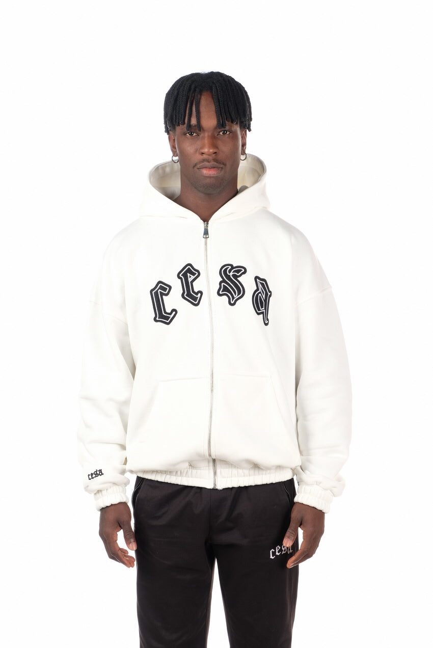 CLASSIC C1 ZIPPER "CREAM WHITE"
