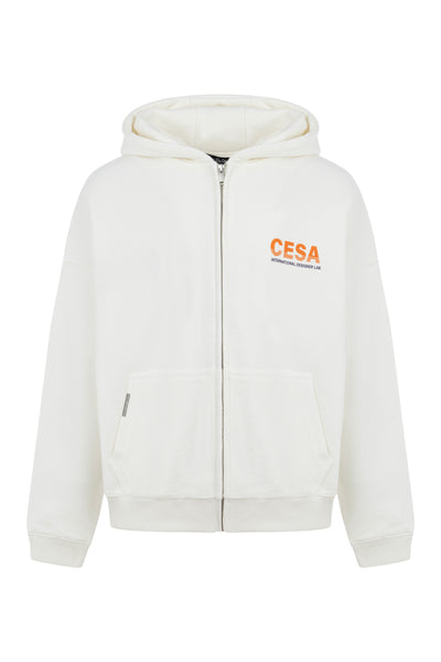 CLASSIC ZIPPER "INT DESIGN LAB" - LIMITED EDITION IN CREAM