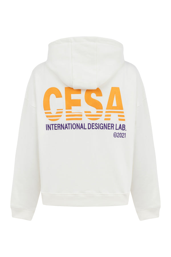 CLASSIC ZIPPER "INT DESIGN LAB" - LIMITED EDITION IN CREAM