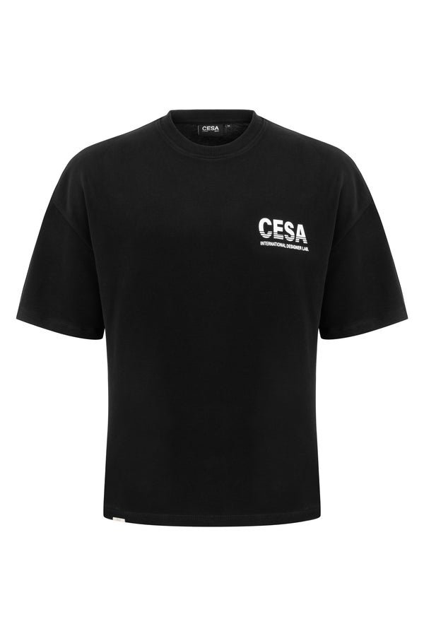 CLASSIC HEAVY SHIRT "INTERNATIONAL DESIGNER LAB - BLACK"