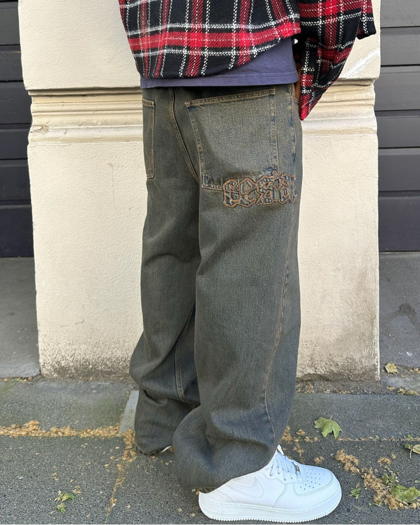 Baggy Olive Denim