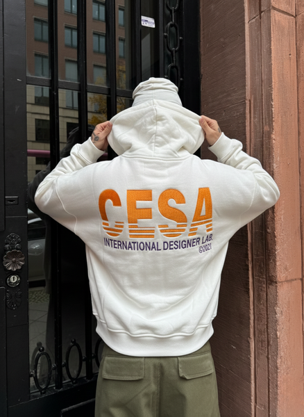 CLASSIC ZIPPER "INT DESIGN LAB" - LIMITED EDITION IN CREAM