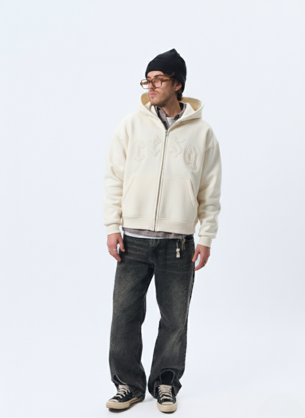 C2 ZIPPER "CREAM WHITE"