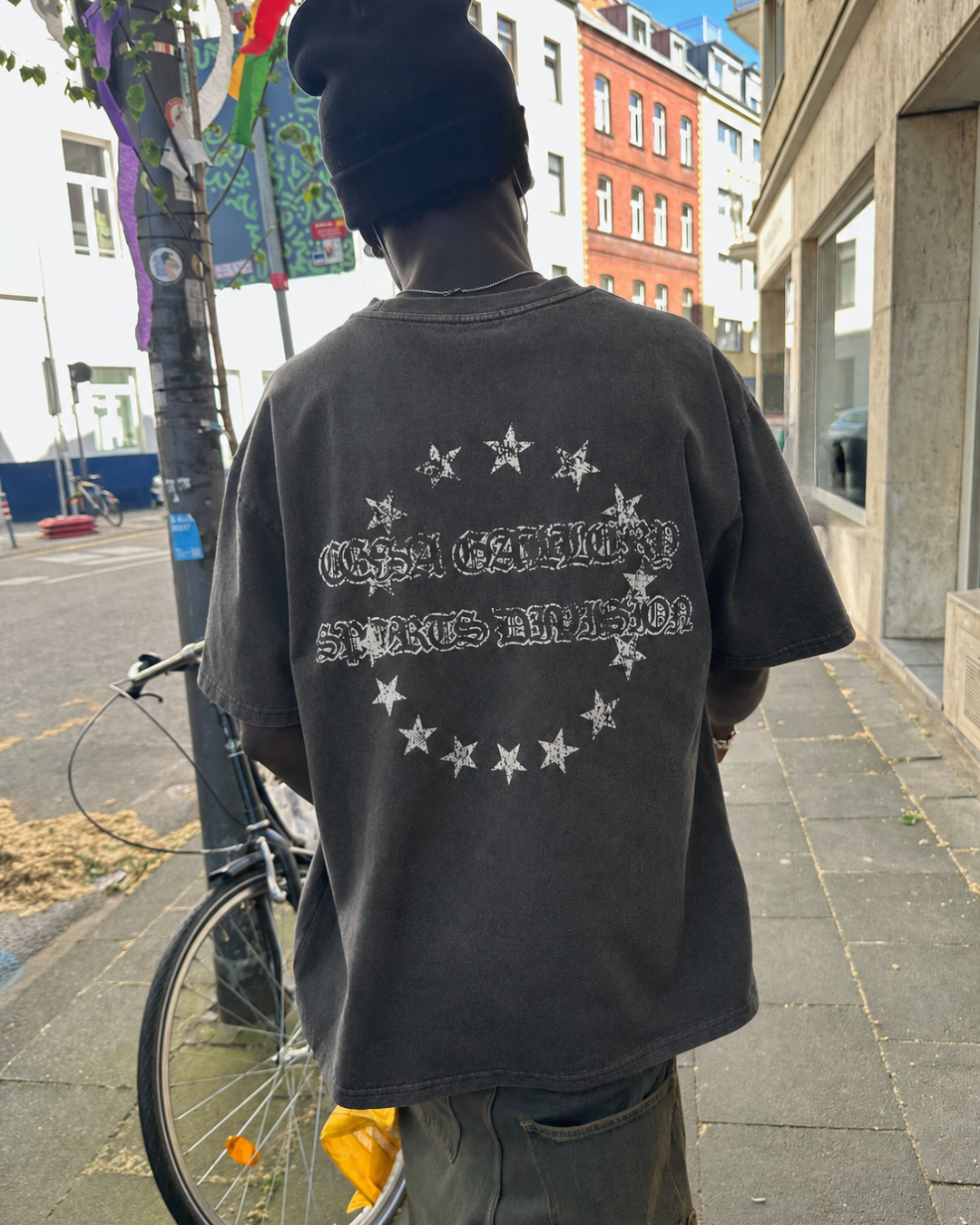 Cesa Gallery Anthrazit Washed Tee