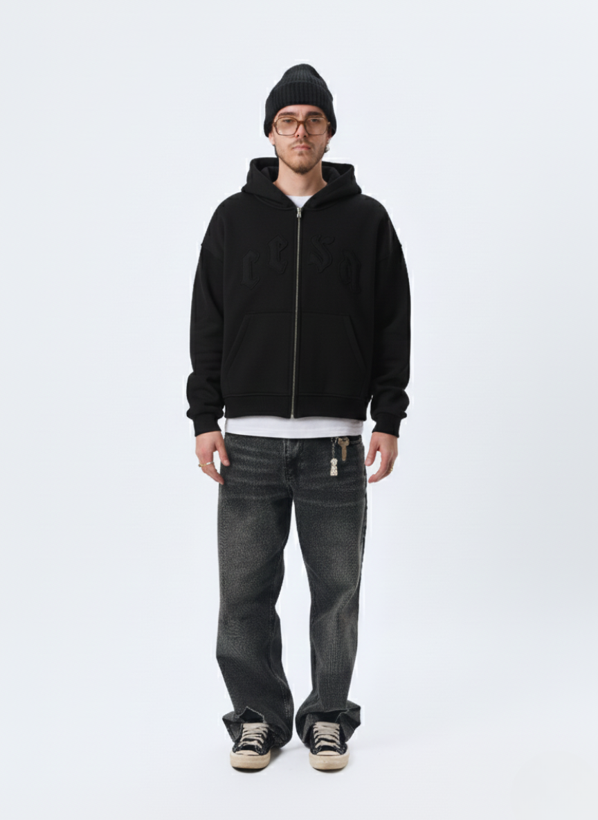 C2 ZIPPER "BLACK"