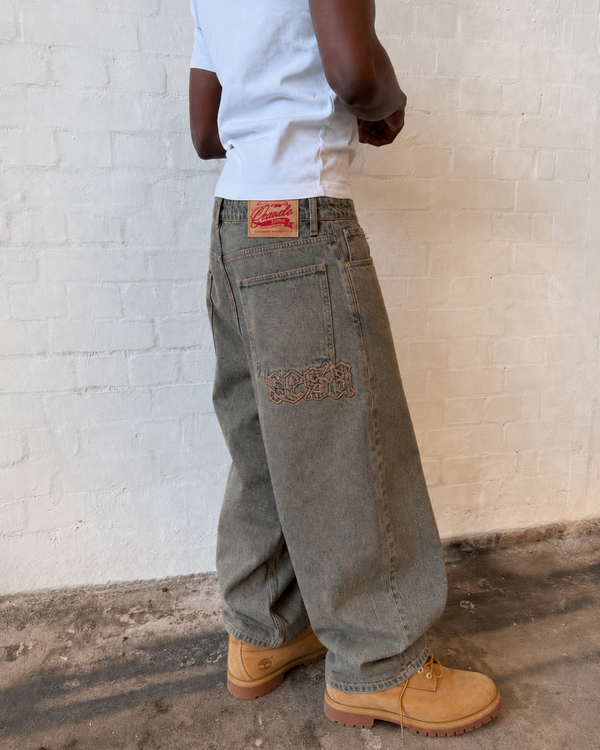 Baggy Olive Denim