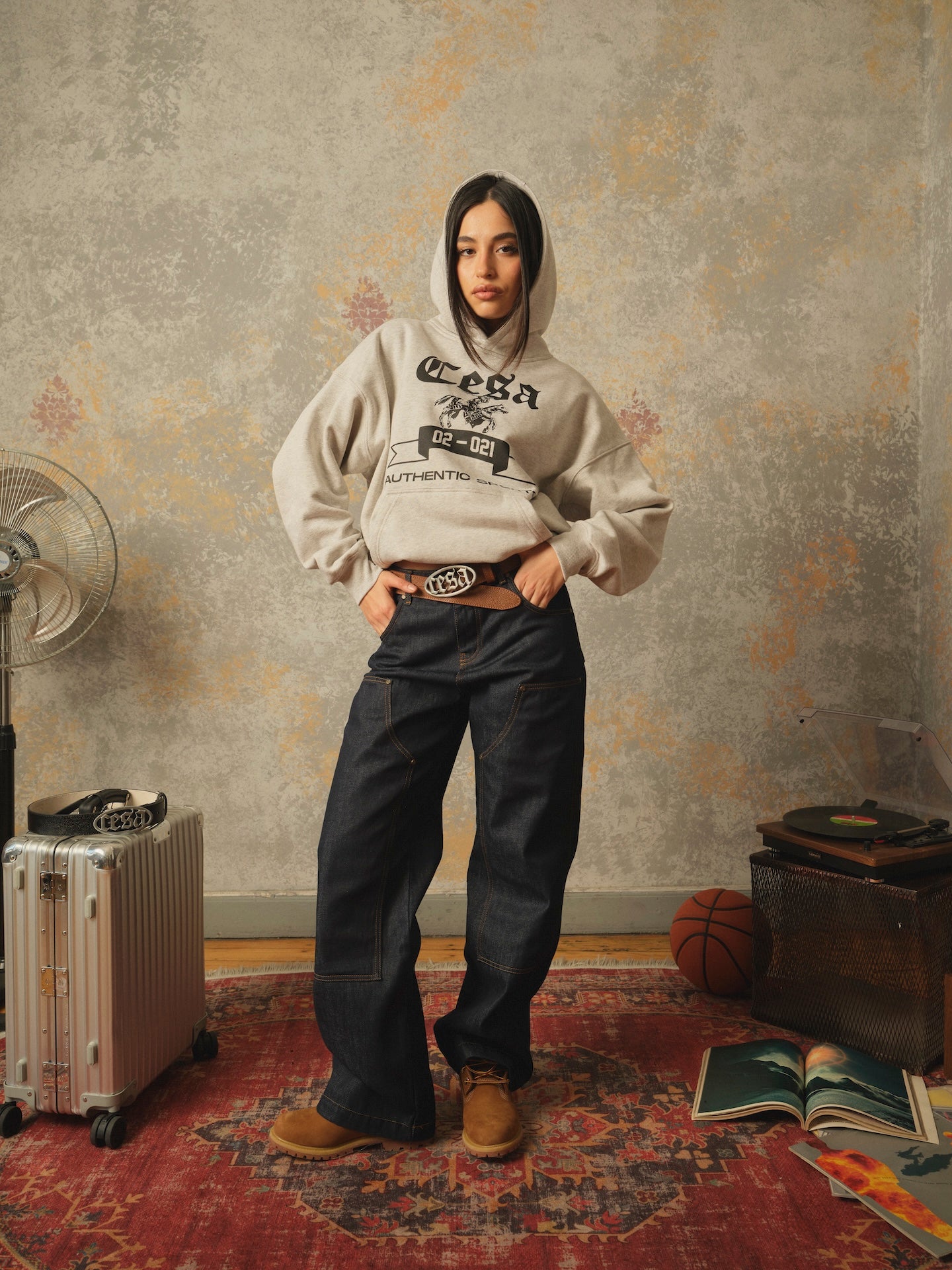 Authentics Hoodie - "Grey-Melange"