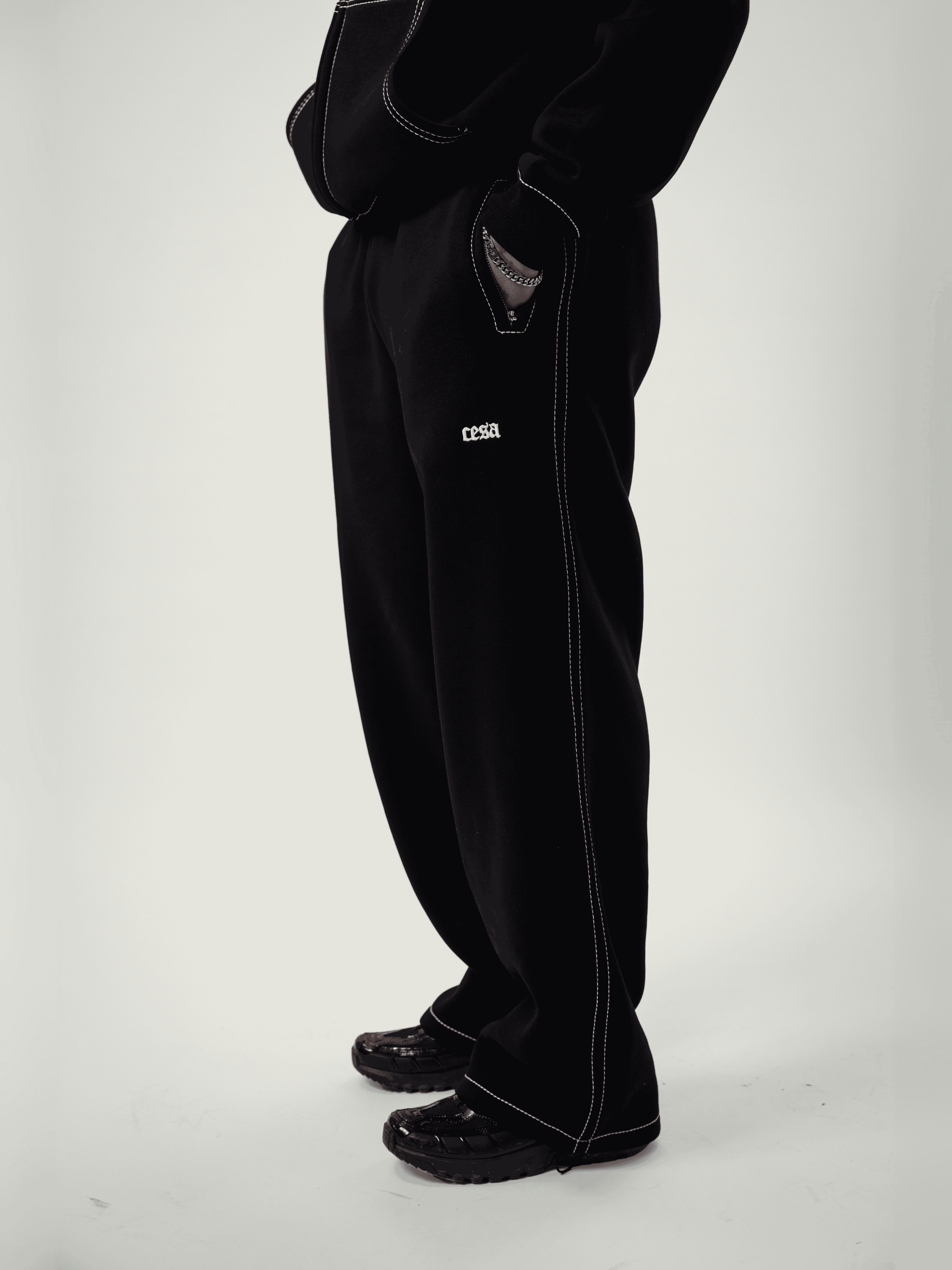 C1 LINED "BLACK" JOGGER