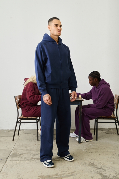 Basic Zipper "NAVY BLUE"